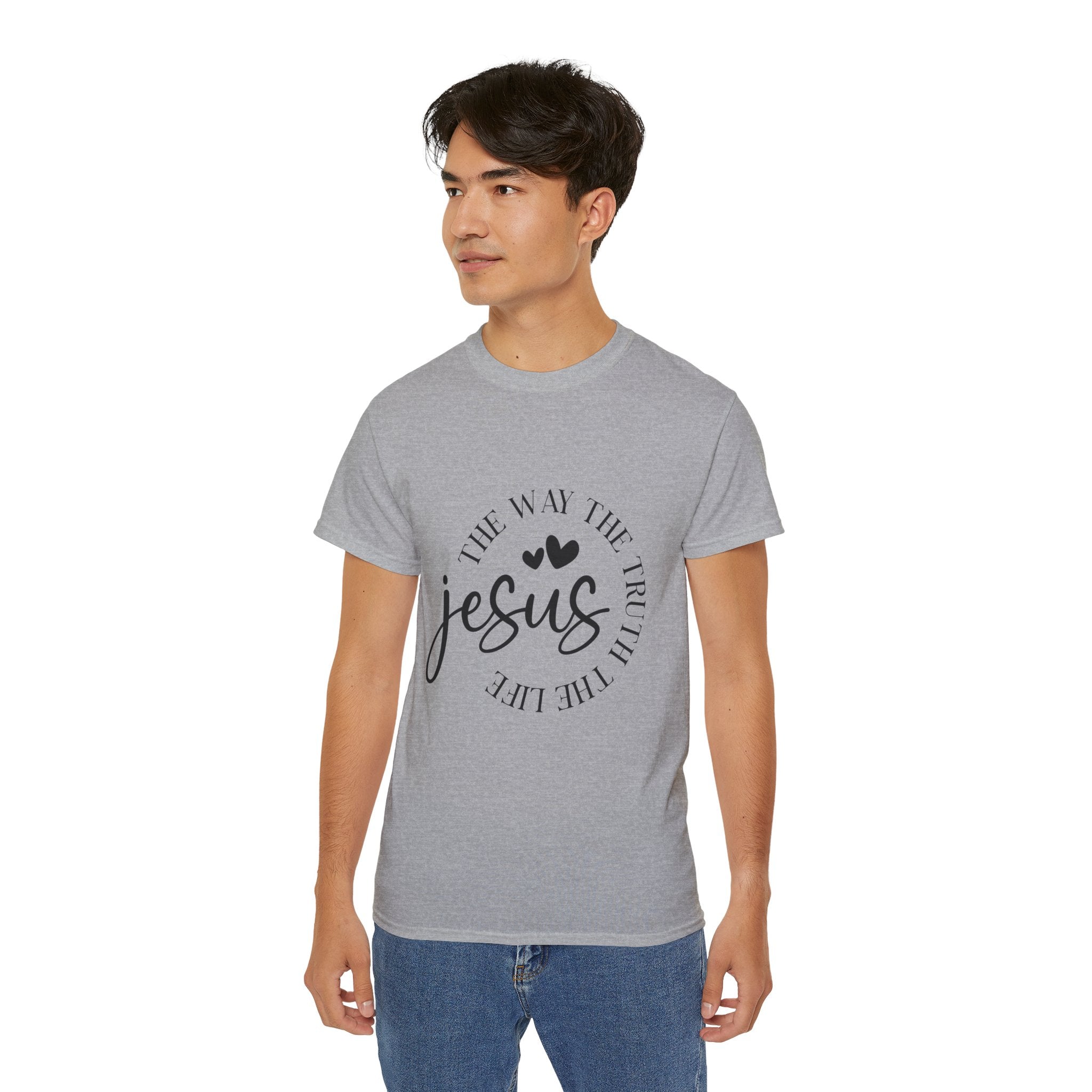 Unisex The way the Truth Tee - Inspirational Casual Wear, Christian T-Shirt, Motivational Gift, Faith-Based Apparel, Everyday Comfort