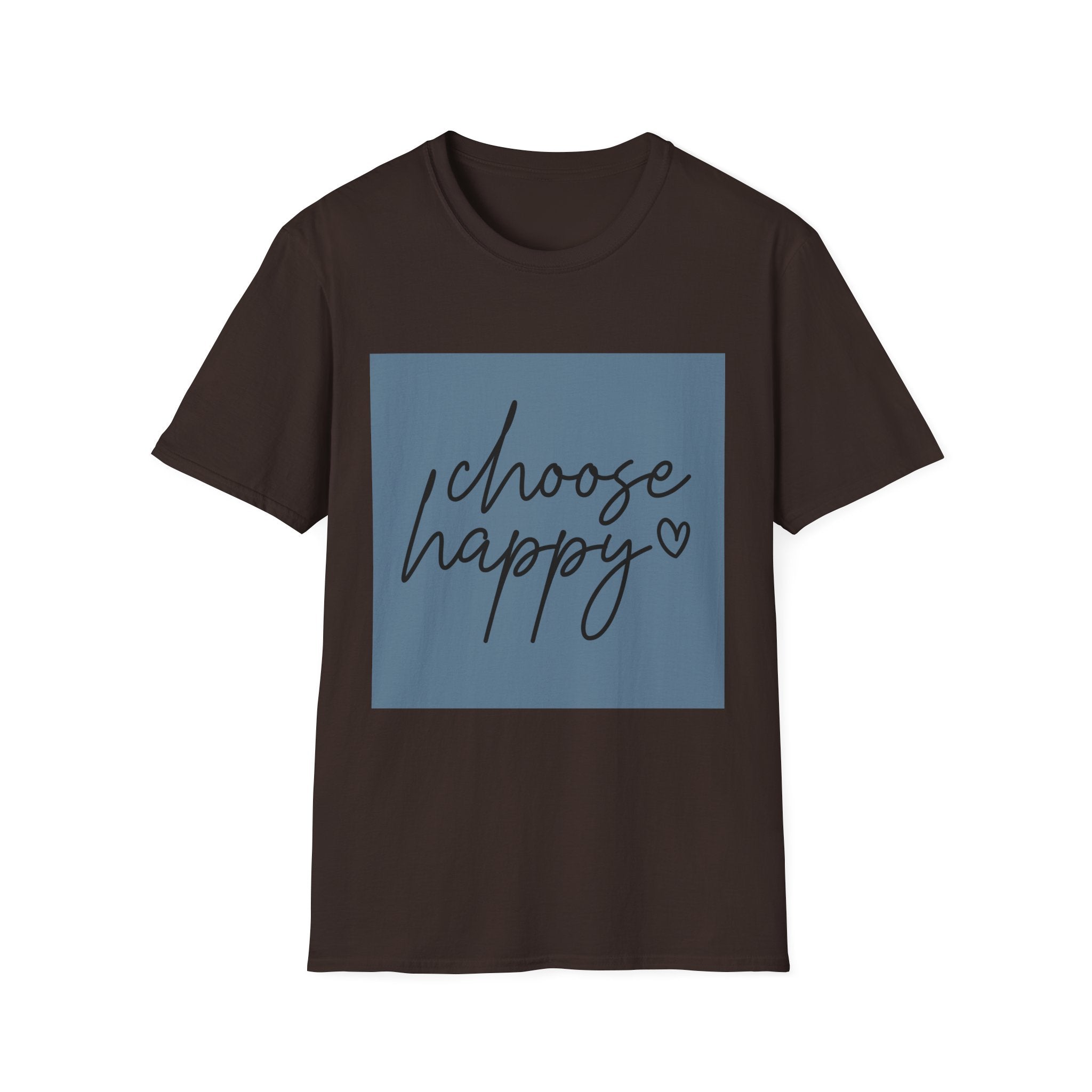 Unisex T-Shirt – "Choose Happy" Quote Tee - Positive Affirmation Shirt for Friends, Inspirational Tee - Gallory Hive