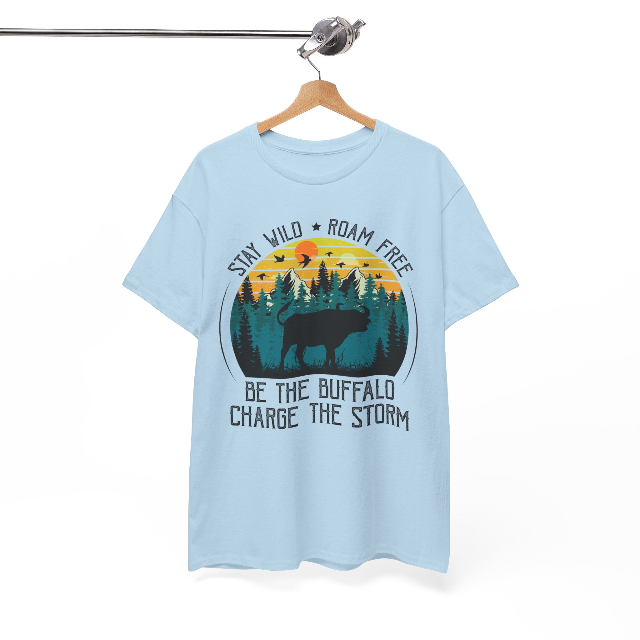 Wild Buffalo Mountain Graphic Tee | Gallory Hive