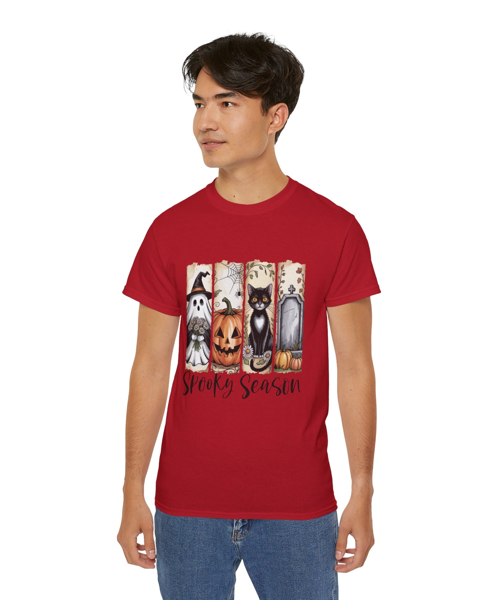 Unisex Spooky Season Tee - Inspirational Casual Wear, Christian T-Shirt, Motivational Gift, Faith-Based Apparel, Everyday Comfort - Gallory Hive