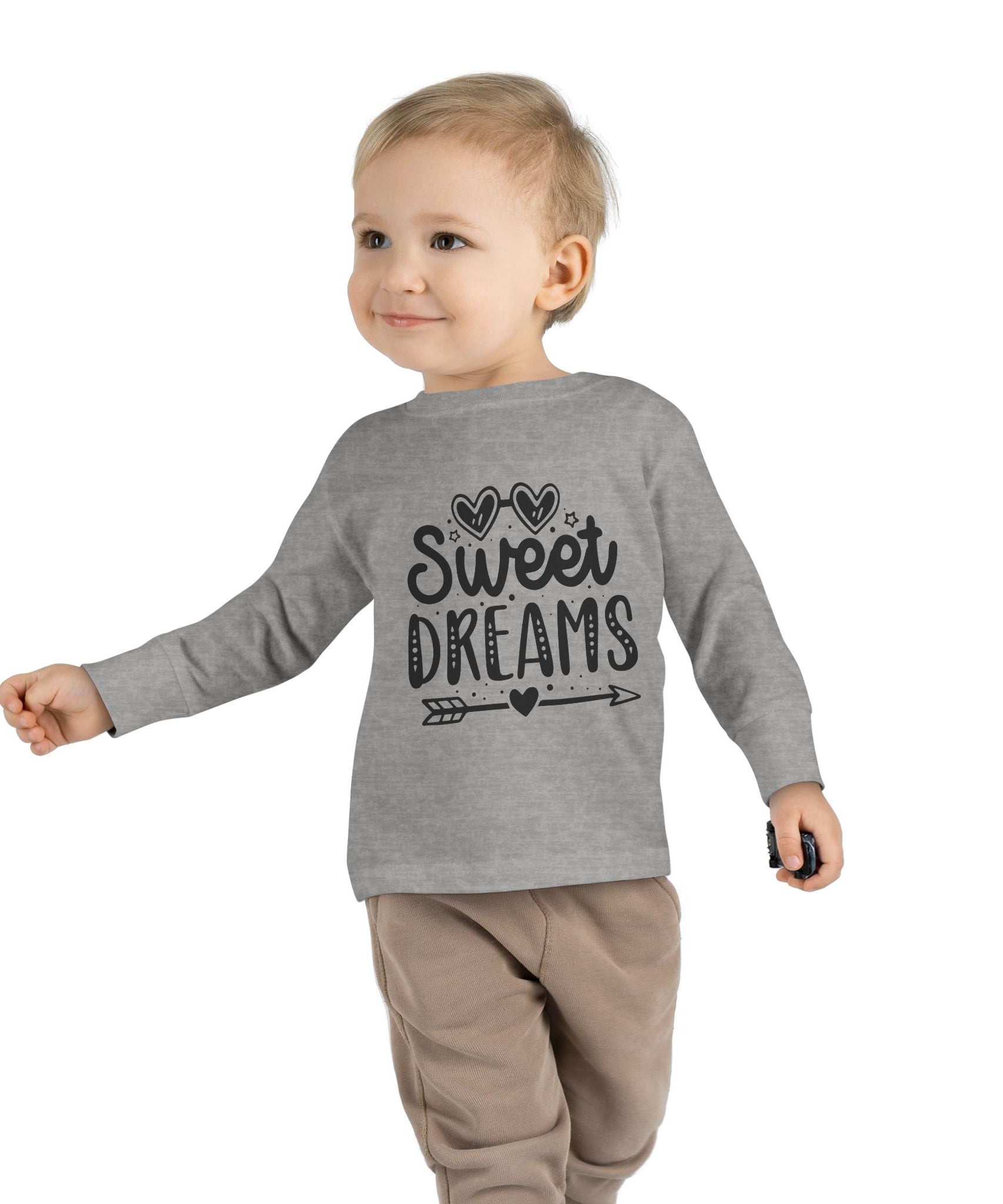 Toddler Long Sleeve Tee - Cute Gift for Dads and Family Celebrations - Gallory Hive