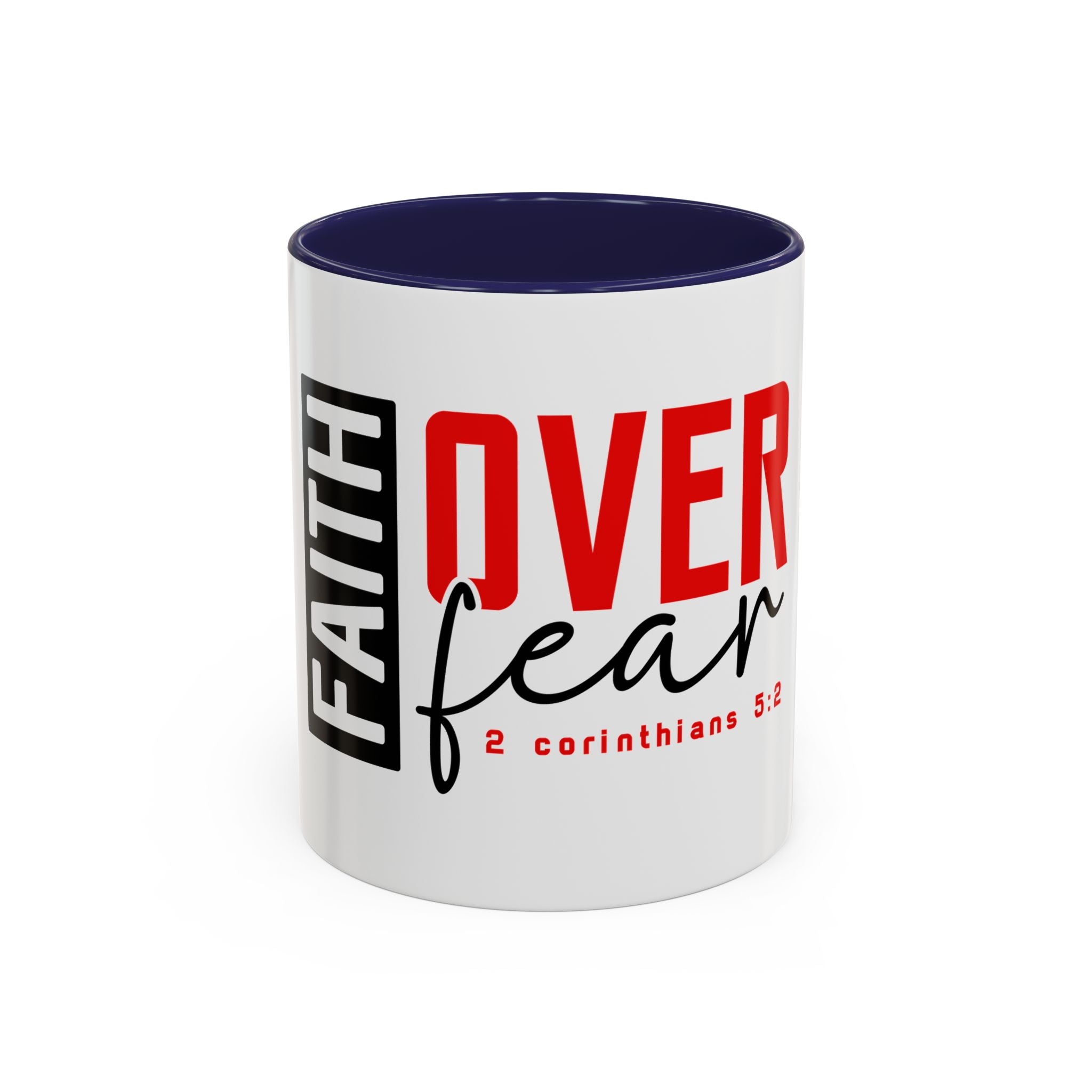Faith Scripture Accent Coffee Mug | Gallory Hive