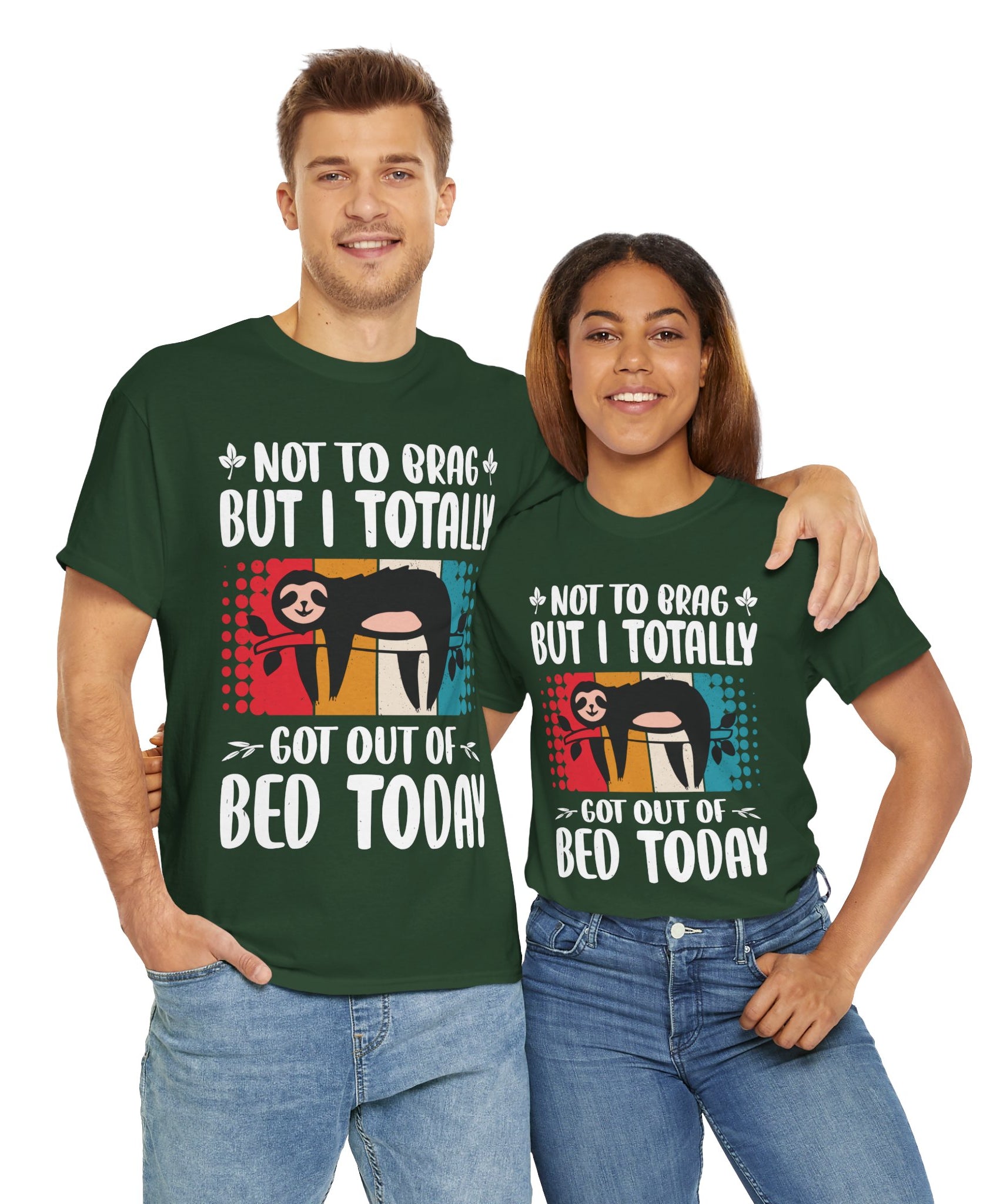 Vintage Got Out of Bed Sloth T-Shirt