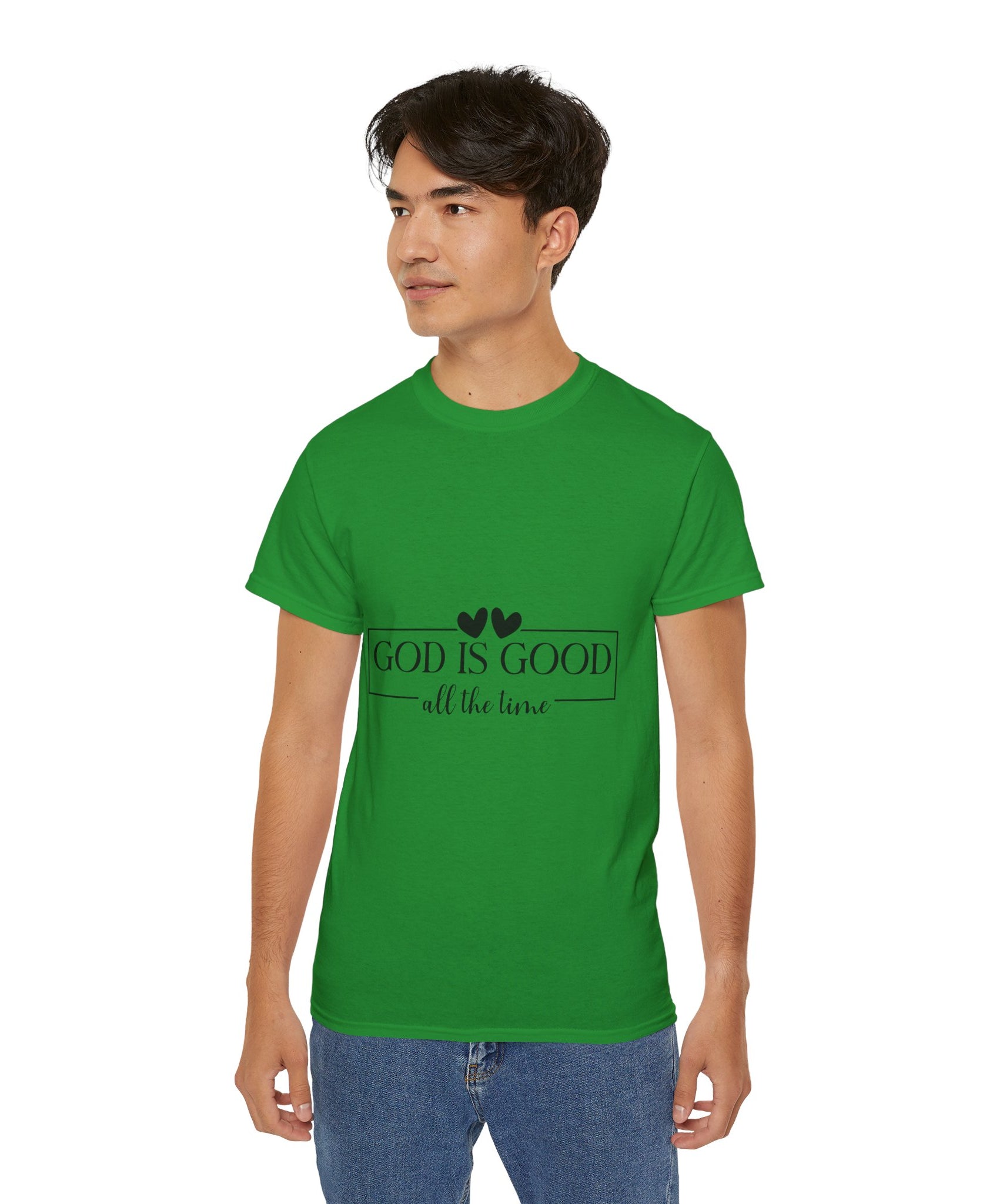 Unisex God is good all the time Tee - Inspirational Casual Wear, Christian T-Shirt, Motivational Gift, Faith-Based Apparel, Everyday Comfort - Gallory Hive