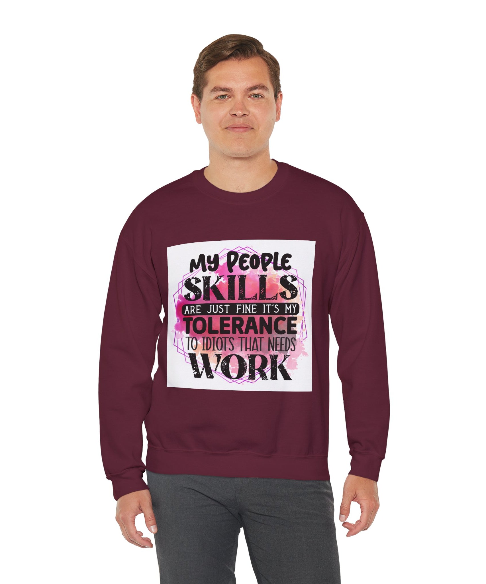 My people skills are just fine Quote Unisex Sweatshirt - Casual Humor Apparel, Gift for Friends, Family - Gallory Hive