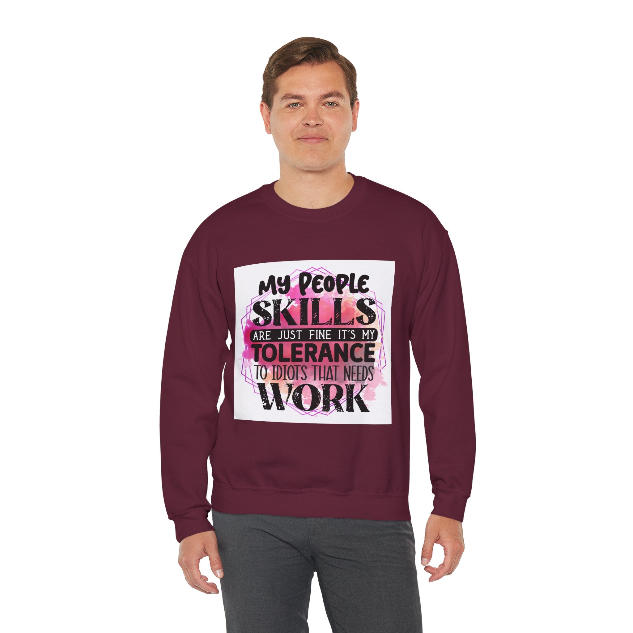 My people skills are just fine Quote Unisex Sweatshirt - Casual Humor Apparel, Gift for Friends, Family - Gallory Hive