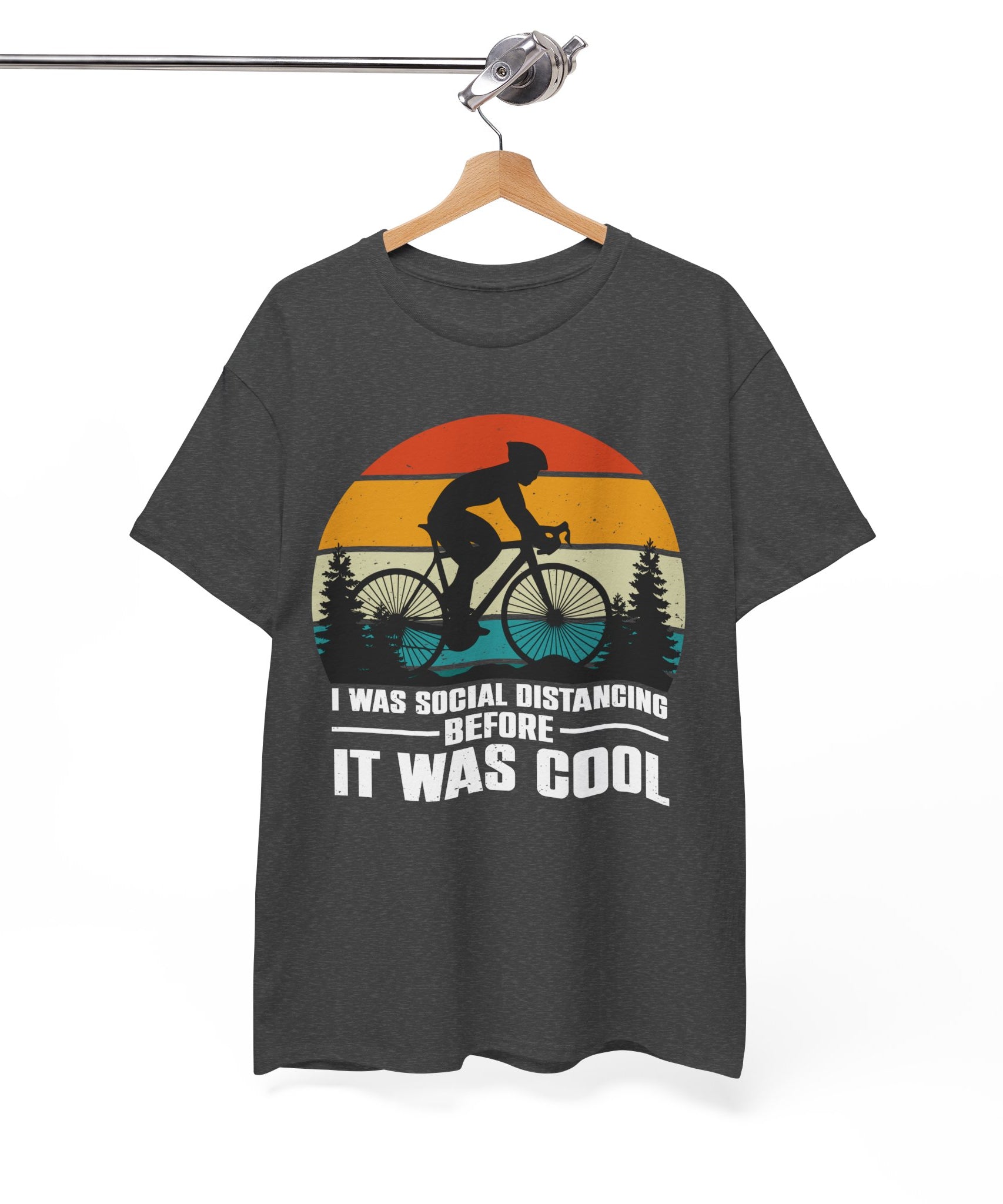 Retro Social Distancing Cyclist Tee