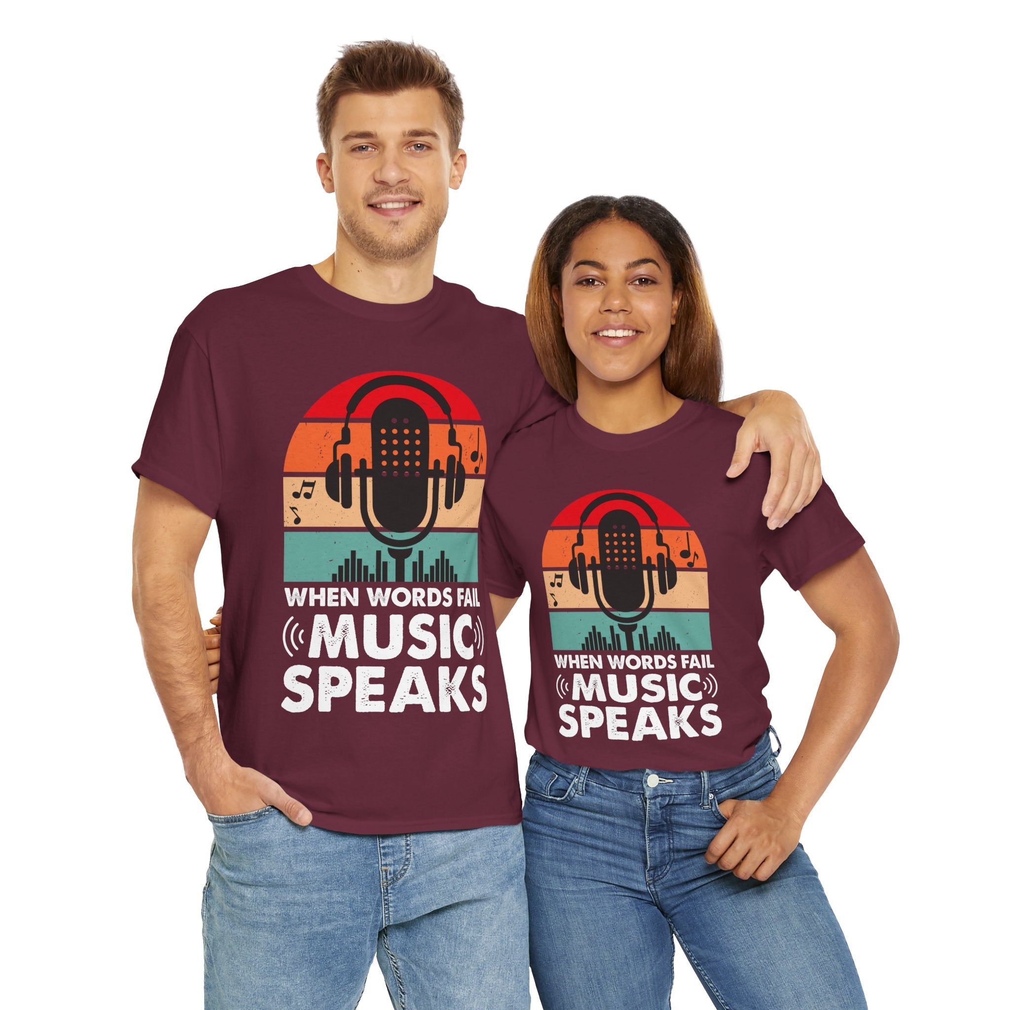 Vintage Audio Tee – Music Lover Style