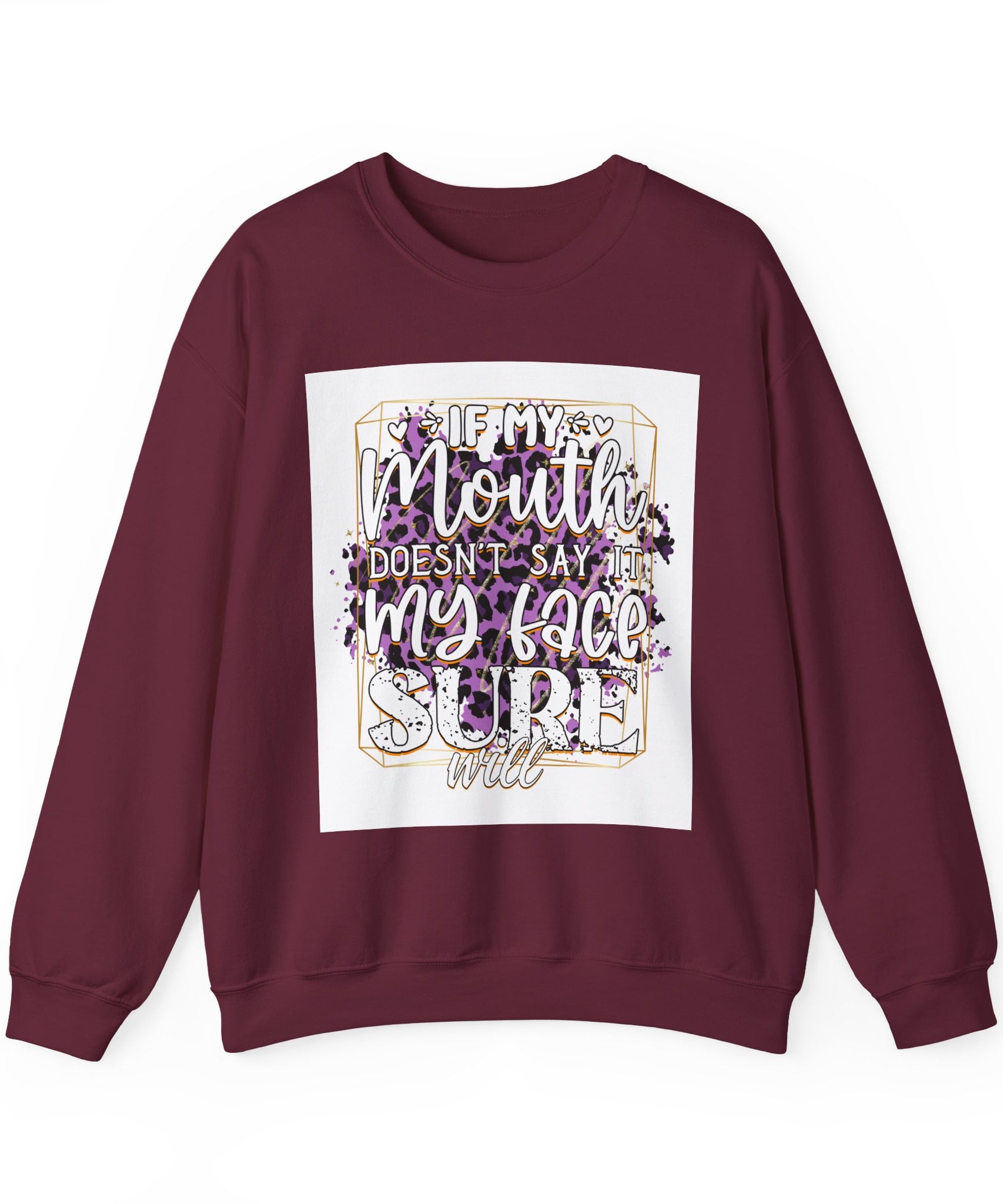 Expressive Crewneck Sweatshirt - Casual Humor Apparel, Gift for Friends, Family - Gallory Hive