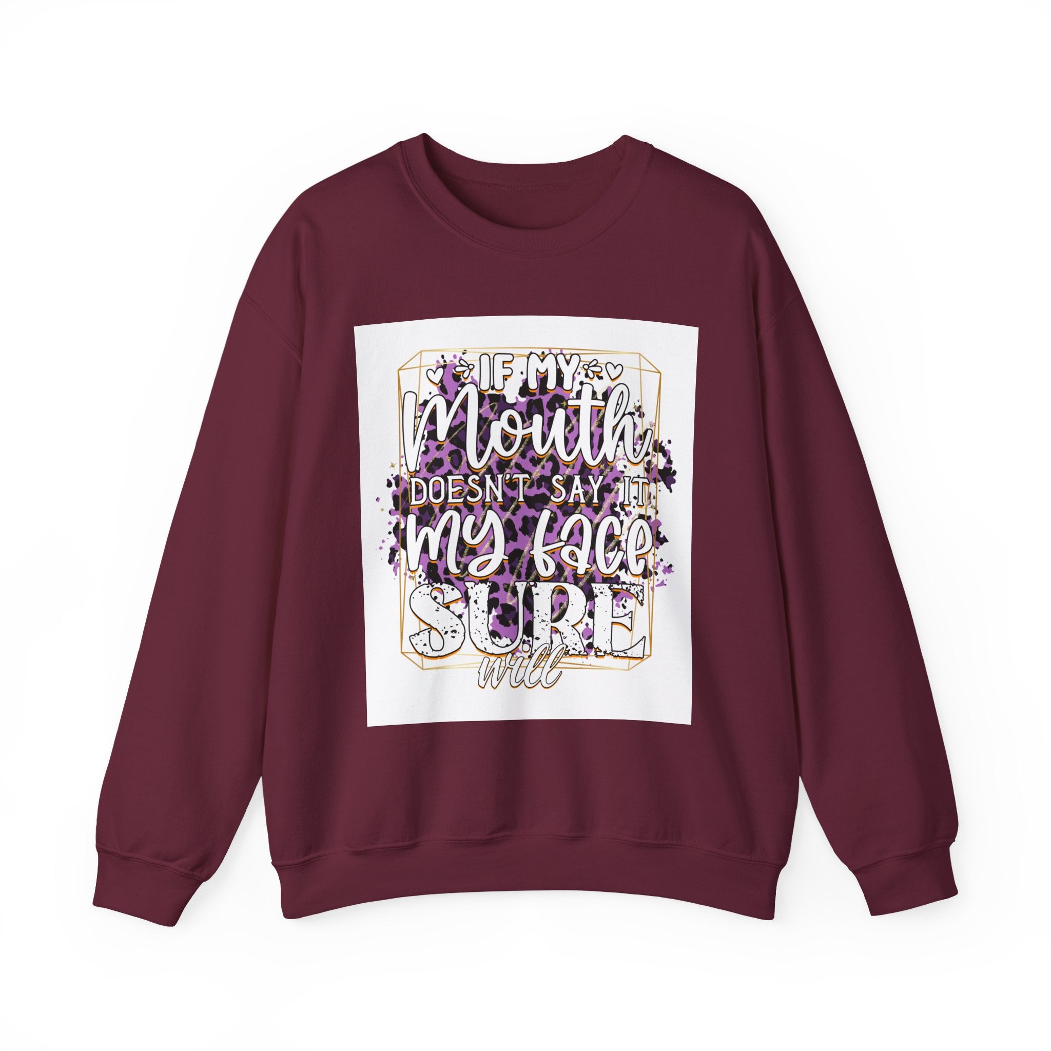 Expressive Crewneck Sweatshirt - Casual Humor Apparel, Gift for Friends, Family