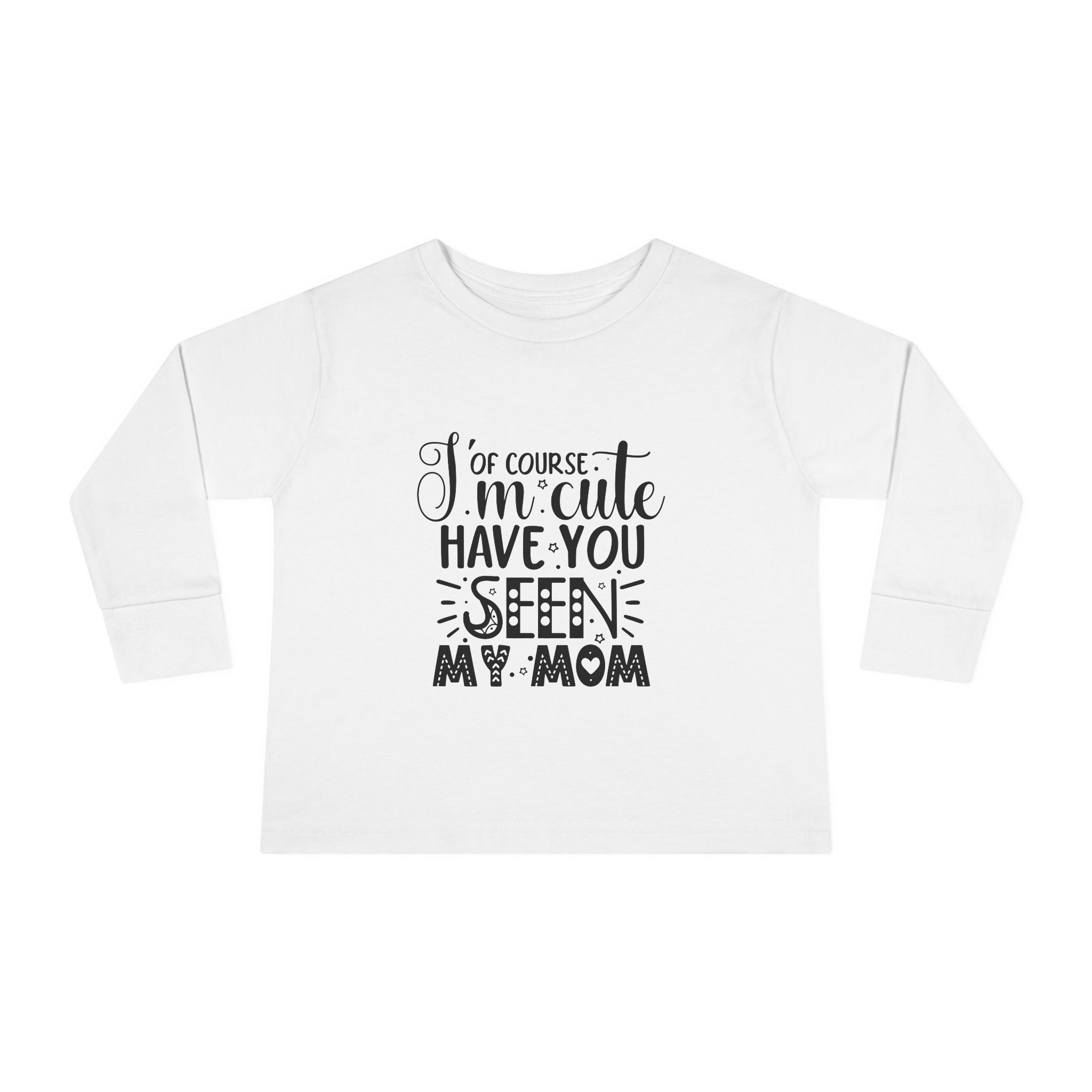 Toddler Long Sleeve Tee - Cute Gift for Dads, Family Celebrations, Birthday Party