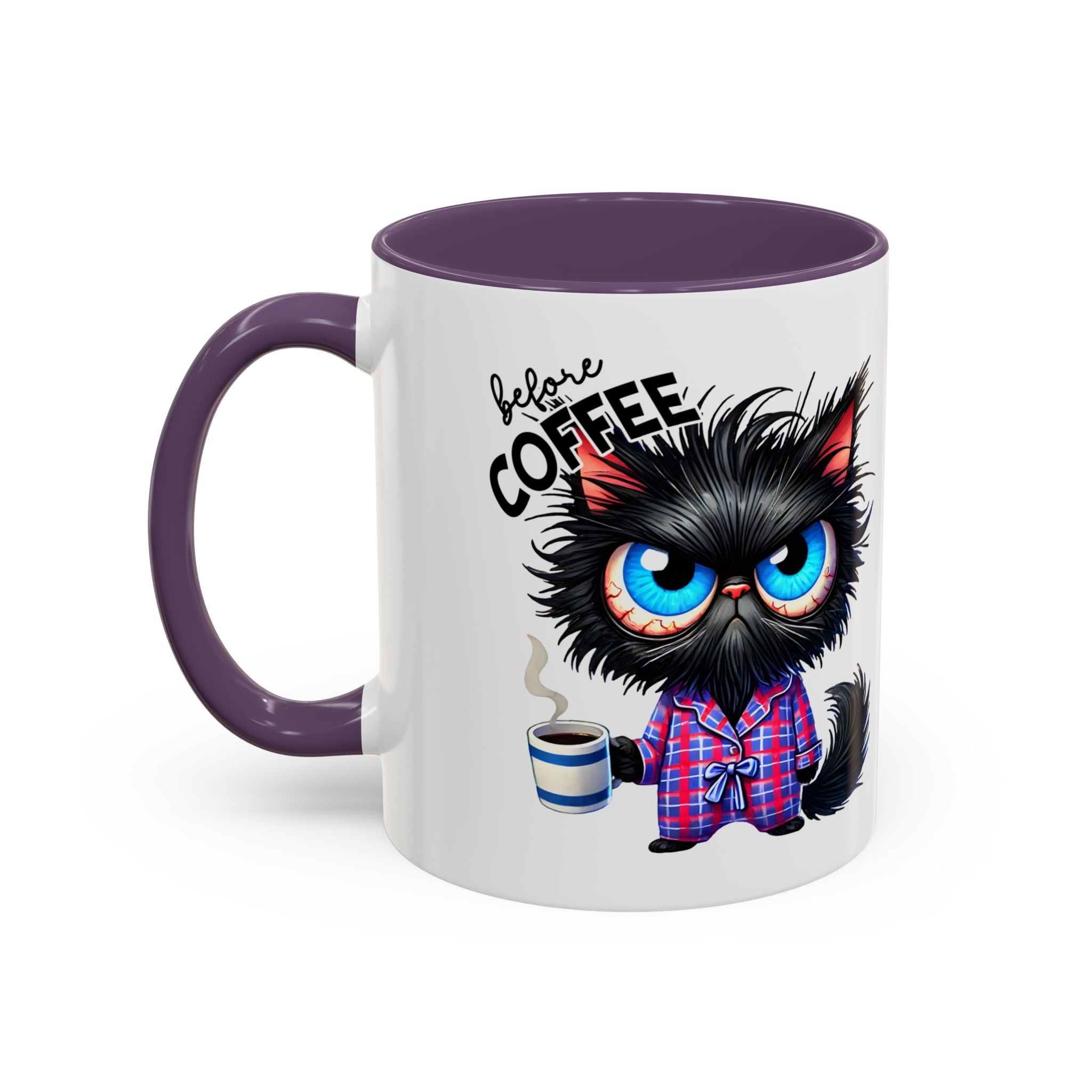 Cute Black Cat Accent Coffee Mug Gallory Hive