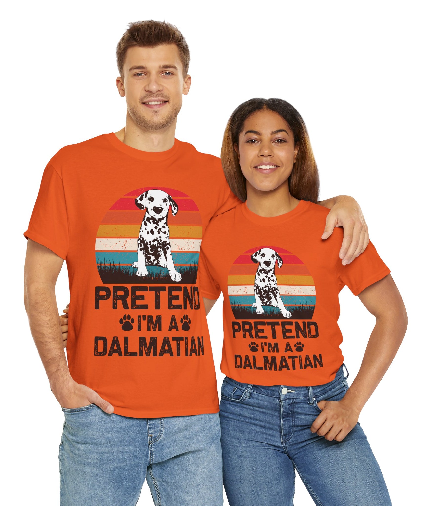 Funny Dalmatian T-Shirt - Vintage Style Tee