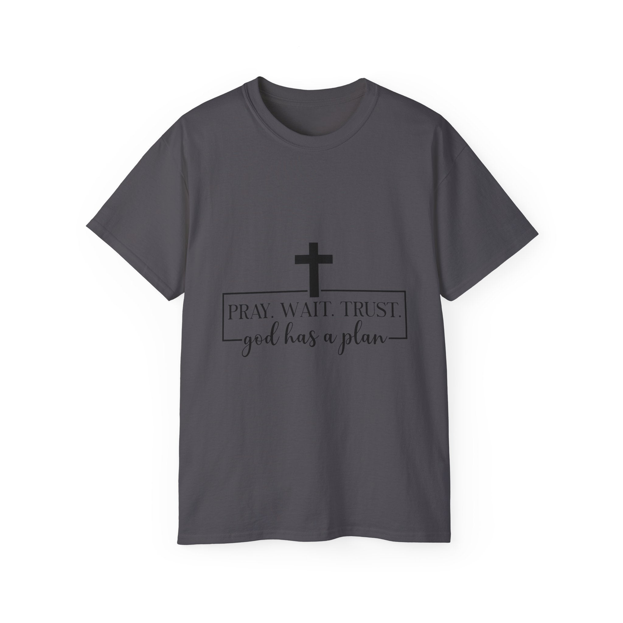 Unisex God has a plan Tee - Inspirational Casual Wear, Christian T-Shirt, Motivational Gift, Faith-Based Apparel, Everyday Comfort