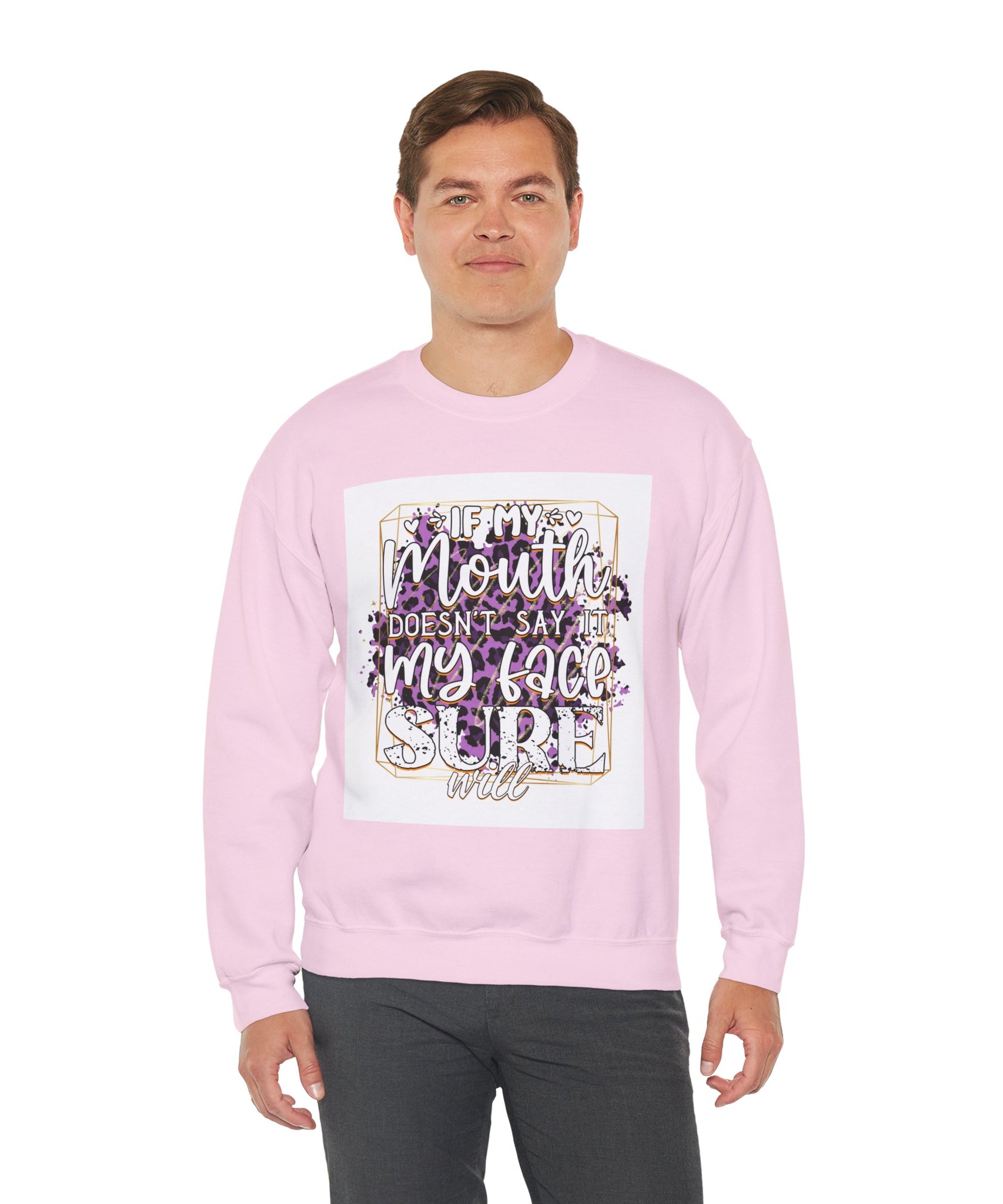 Expressive Crewneck Sweatshirt - Casual Humor Apparel, Gift for Friends, Family - Gallory Hive