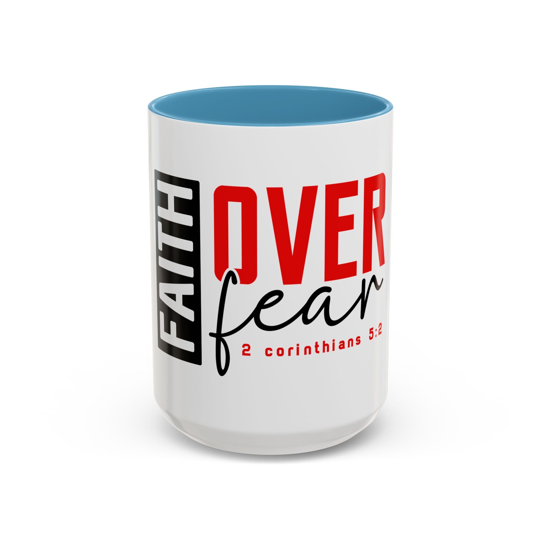 Faith Scripture Accent Coffee Mug | Gallory Hive
