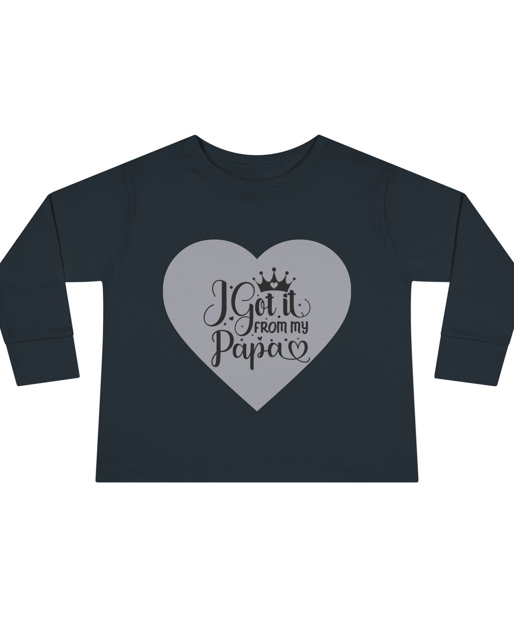 Toddler Long Sleeve Tee - Cute Gift for Dads, Family Celebrations, Birthday Party - Gallory Hive