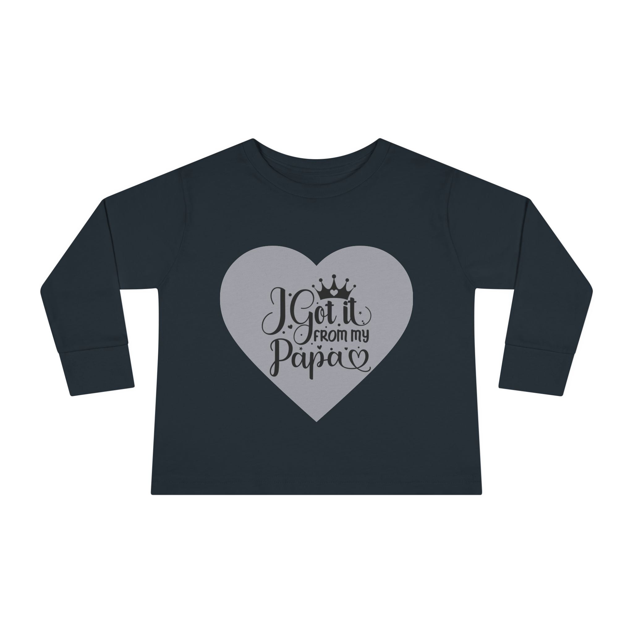 Toddler Long Sleeve Tee - Cute Gift for Dads, Family Celebrations, Birthday Party