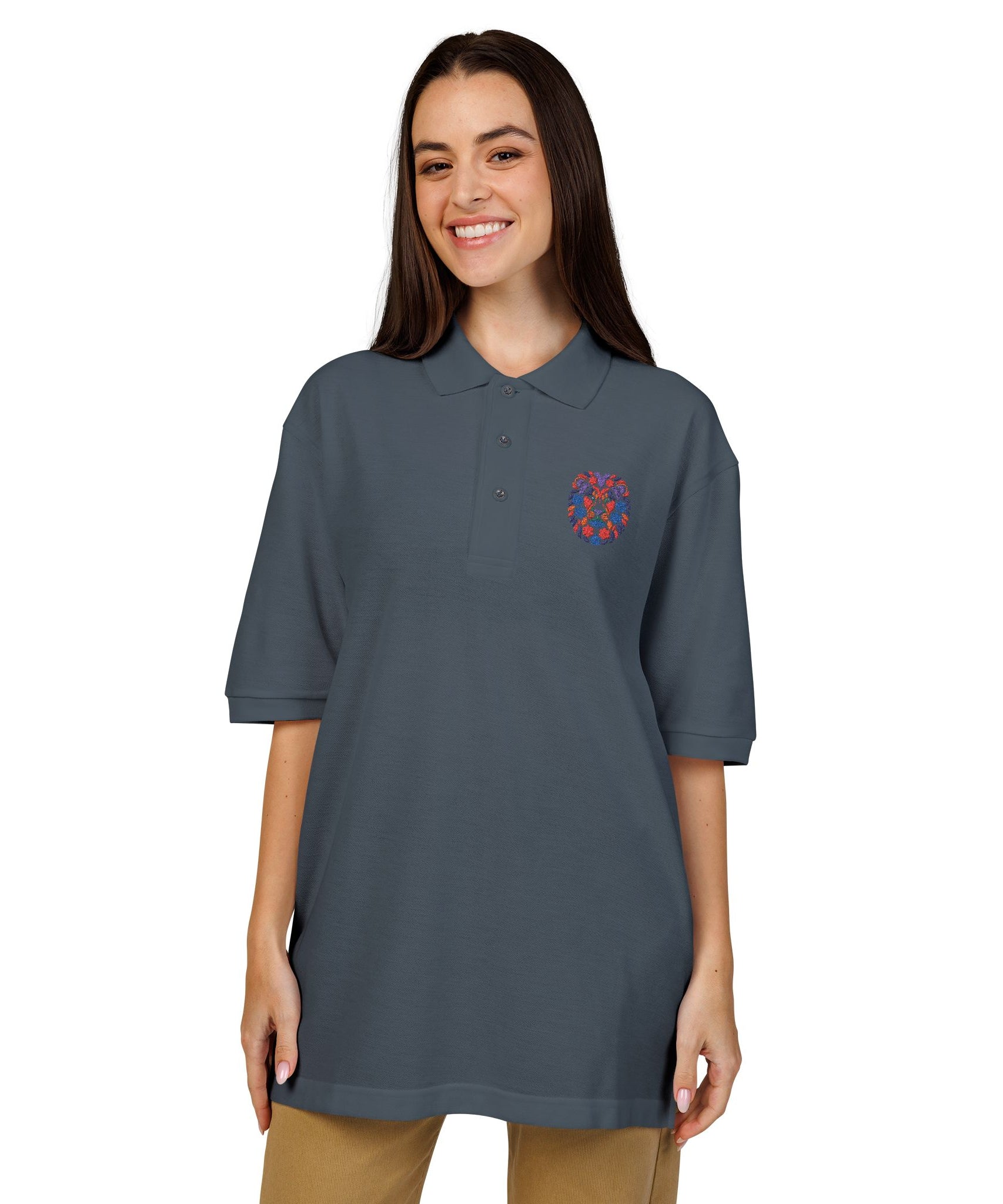 Embroidery Polo Shirt - Stylish, Comfortable, Unisex Shirt for Casual and Office Wear, Perfect Gift for Birthdays and Holidays - Gallory Hive