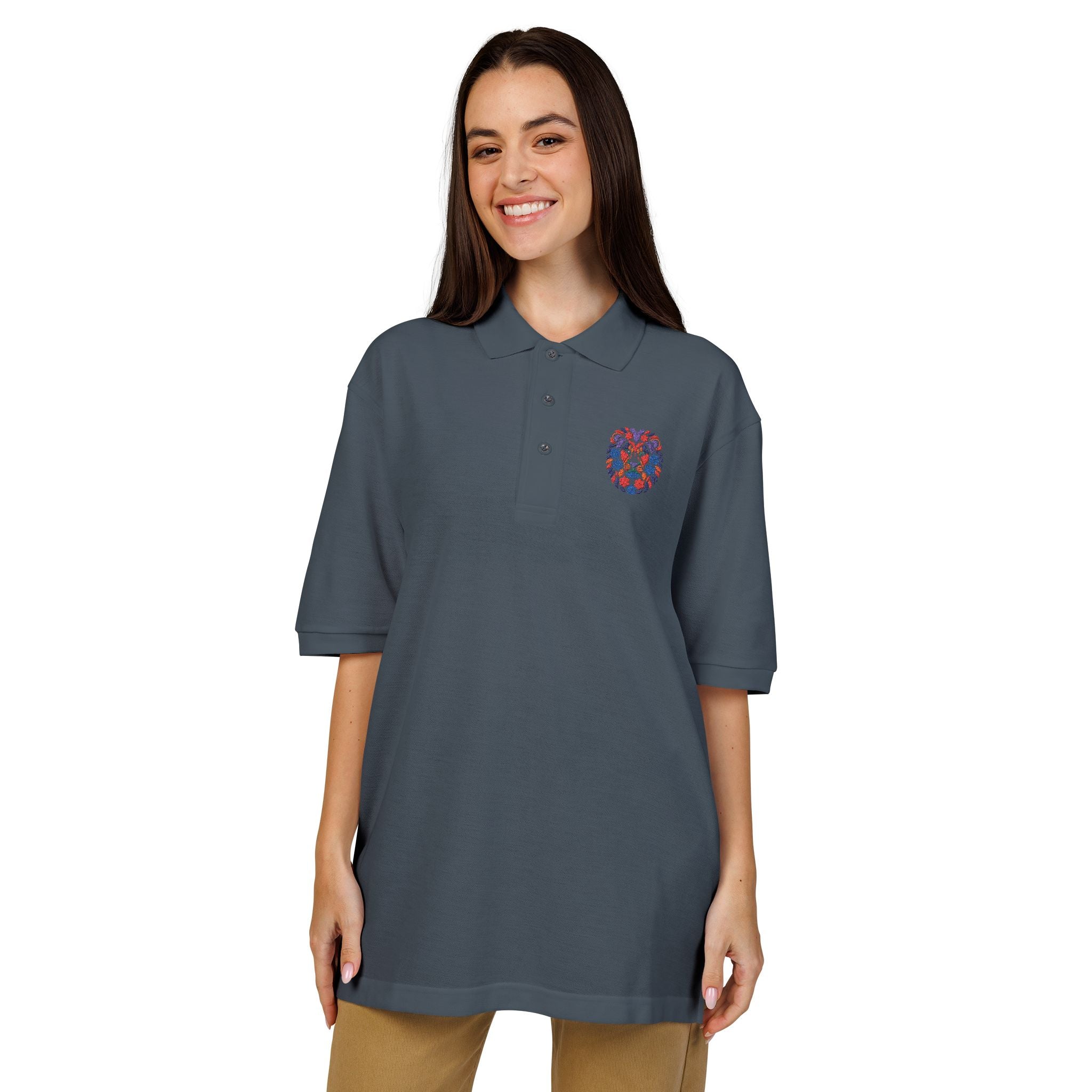 Embroidery Polo Shirt - Stylish, Comfortable, Unisex Shirt for Casual and Office Wear, Perfect Gift for Birthdays and Holidays