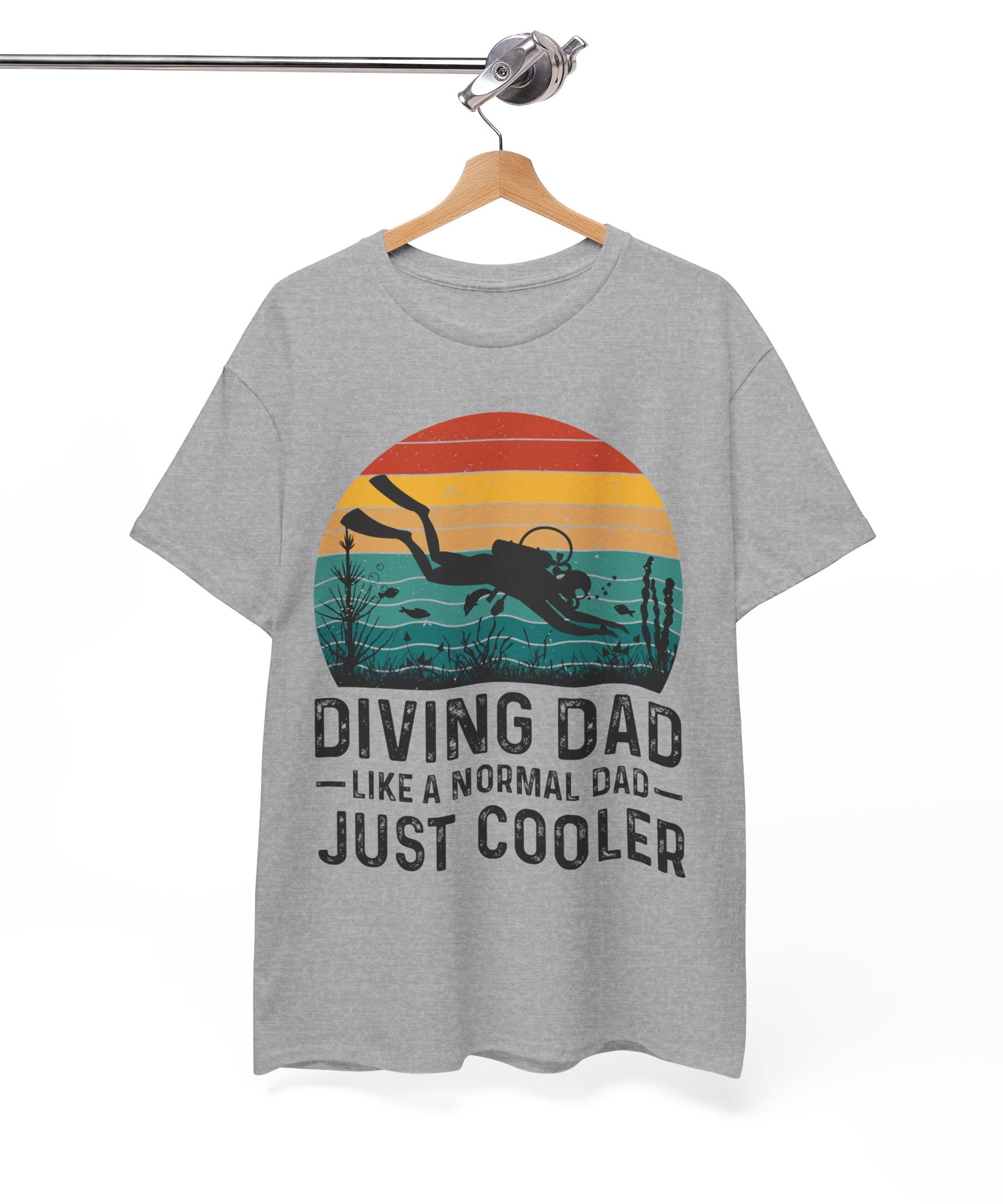 Diving Dad T-Shirt - Retro Scuba Design | Gallory Hive