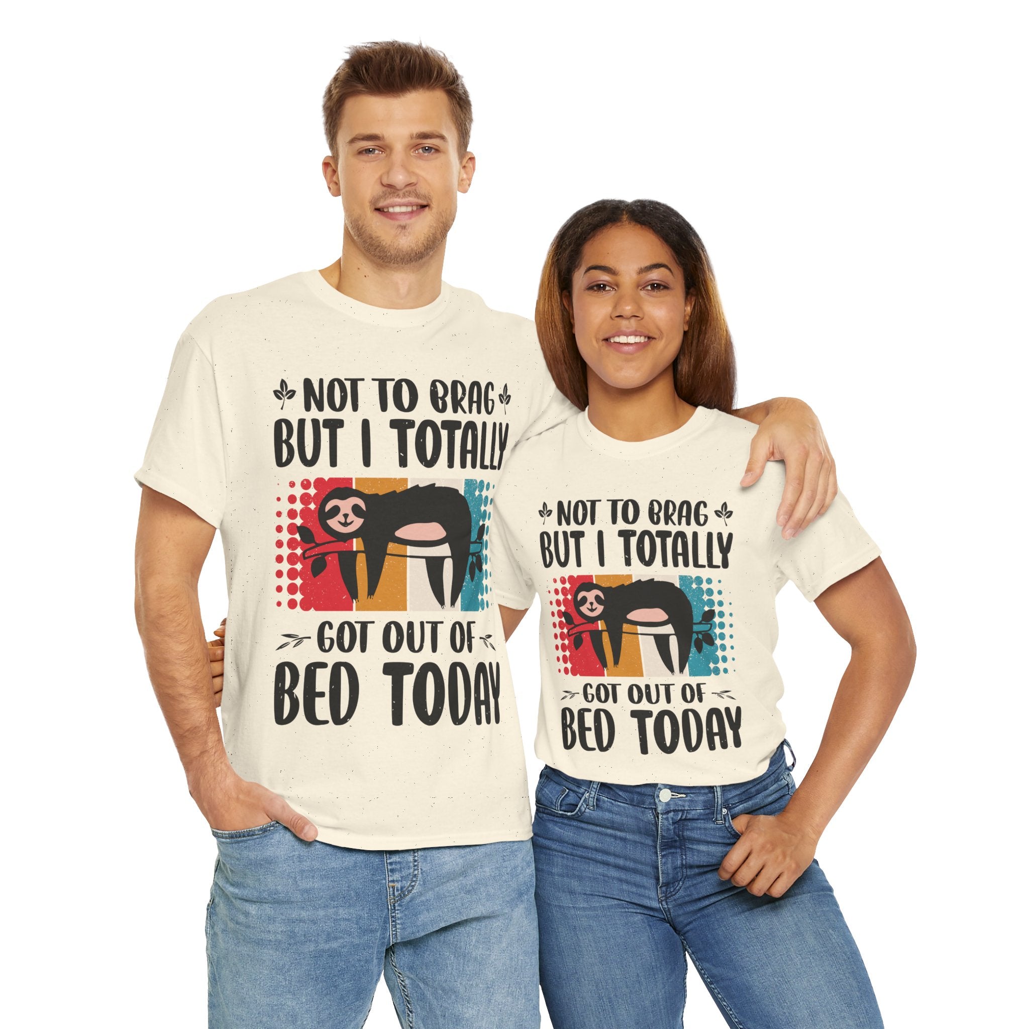 Vintage Got Out of Bed Sloth T-Shirt