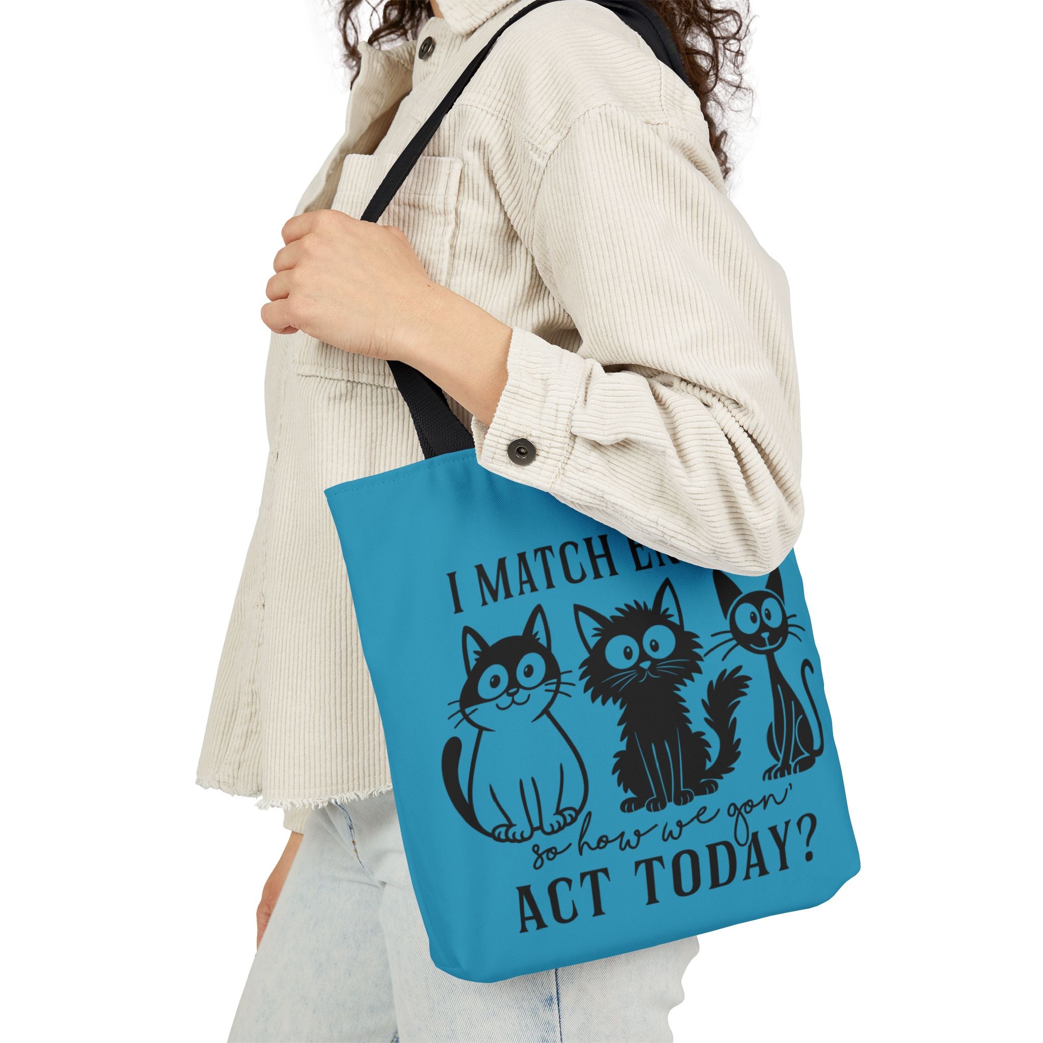 Cute Turquoise Canvas Tote – Reusable Bag | Gallory Hive