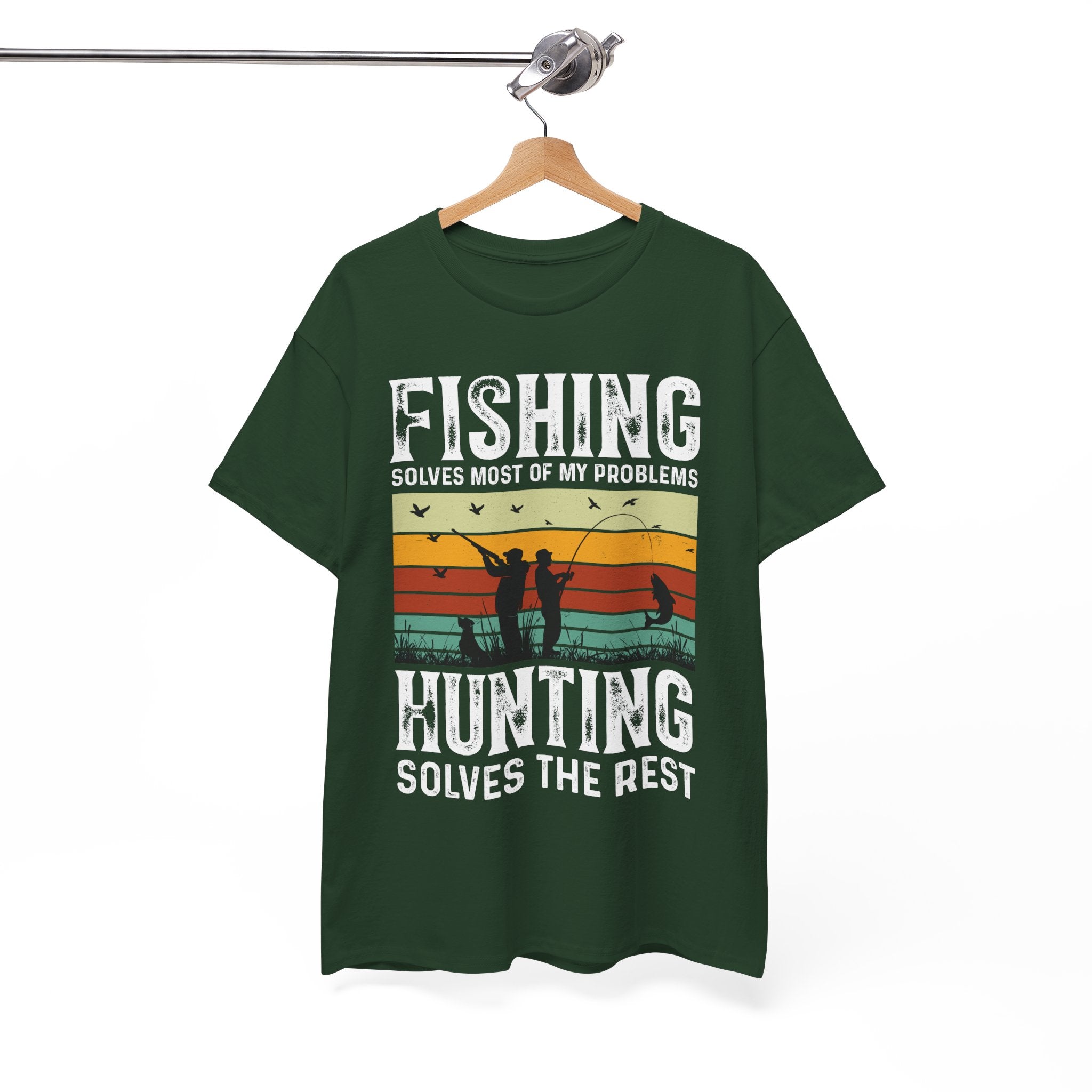 Funny Hunt and Fish Shirt for Men