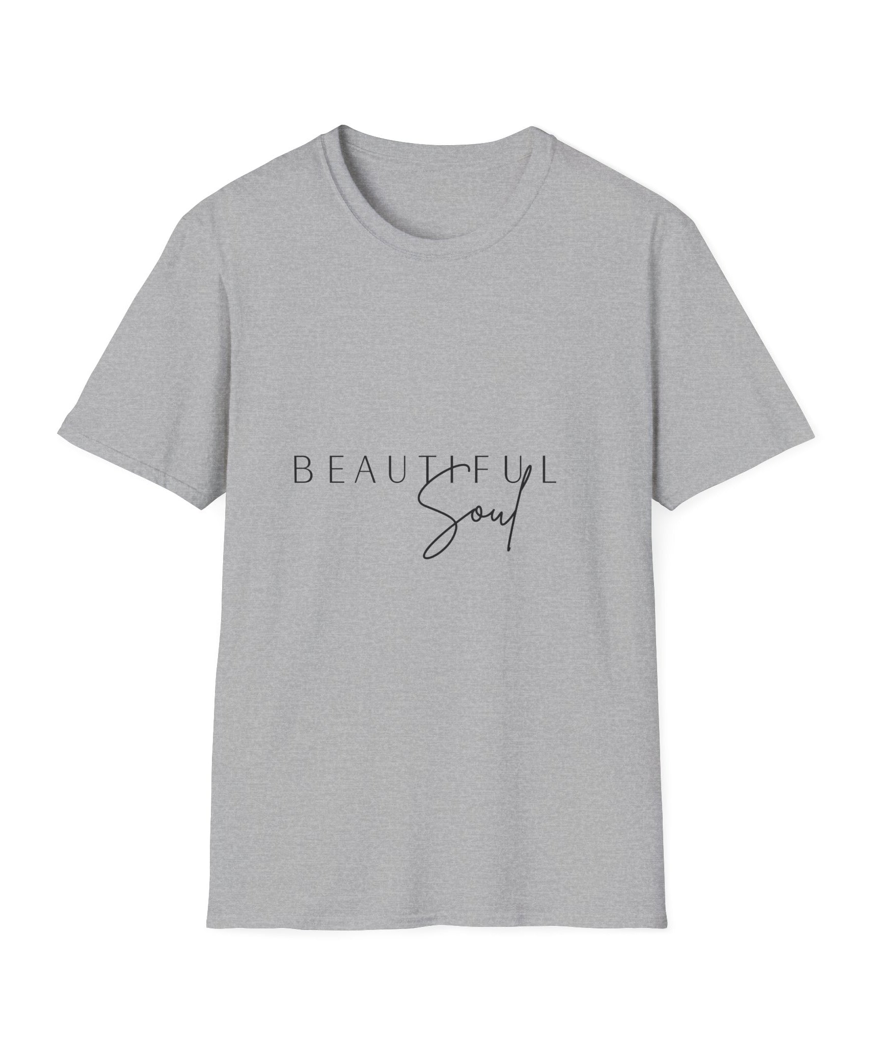 Unisex T-Shirt – "Beautiful Soul" Inspirational Quote Tee - Positive Affirmation Shirt for Friends, Inspirational Tee - Gallory Hive