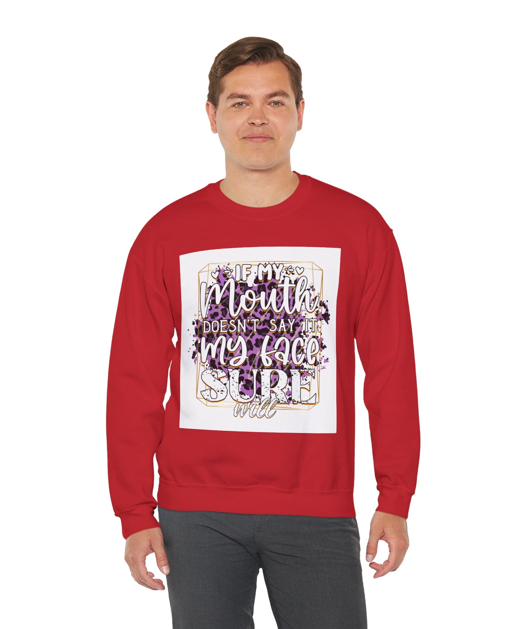 Expressive Crewneck Sweatshirt - Casual Humor Apparel, Gift for Friends, Family - Gallory Hive