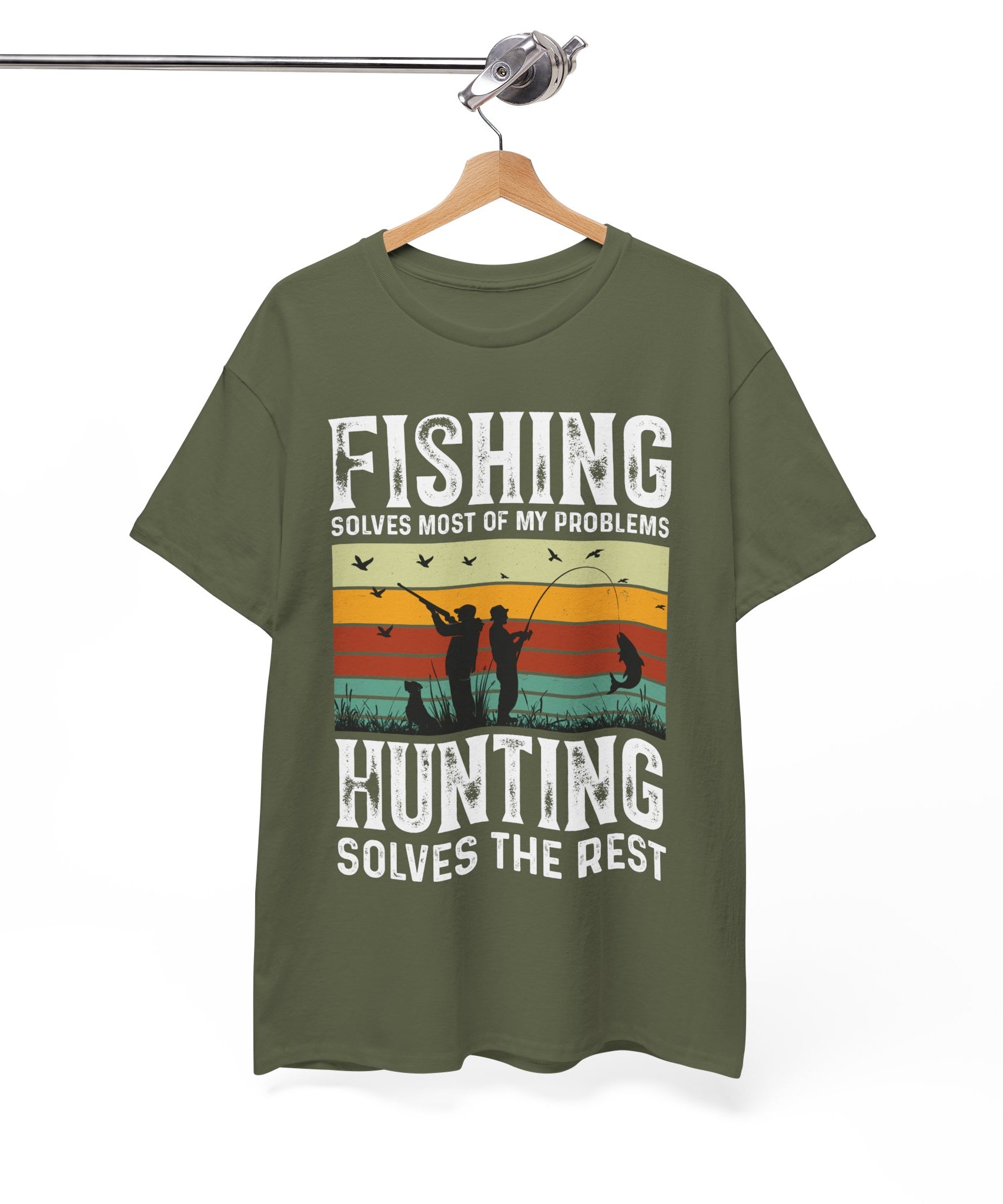 Funny Hunt and Fish Shirt for Men | Gallory Hive