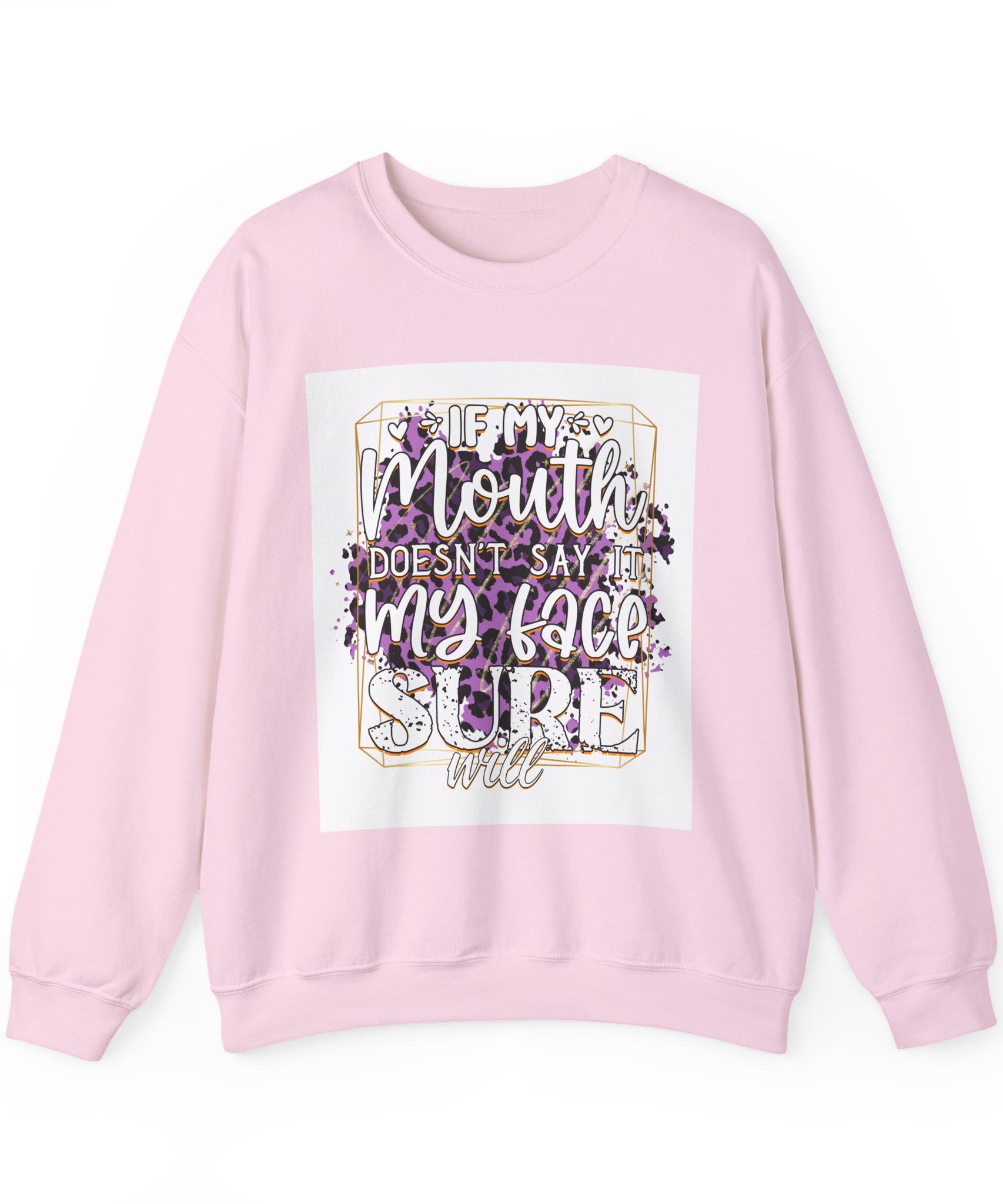 Expressive Crewneck Sweatshirt - Casual Humor Apparel, Gift for Friends, Family - Gallory Hive
