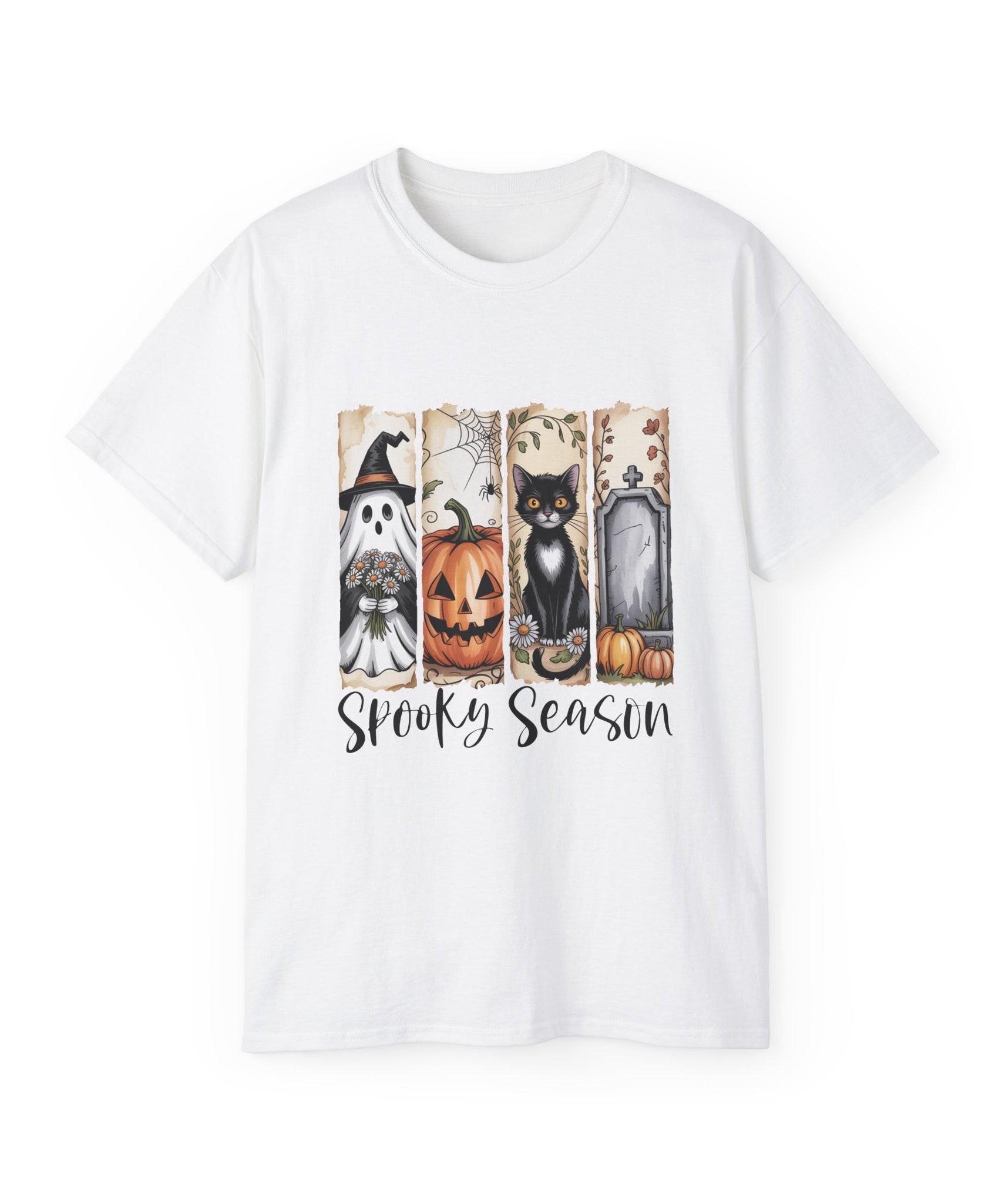 Unisex Spooky Season Tee - Inspirational Casual Wear, Christian T-Shirt, Motivational Gift, Faith-Based Apparel, Everyday Comfort - Gallory Hive