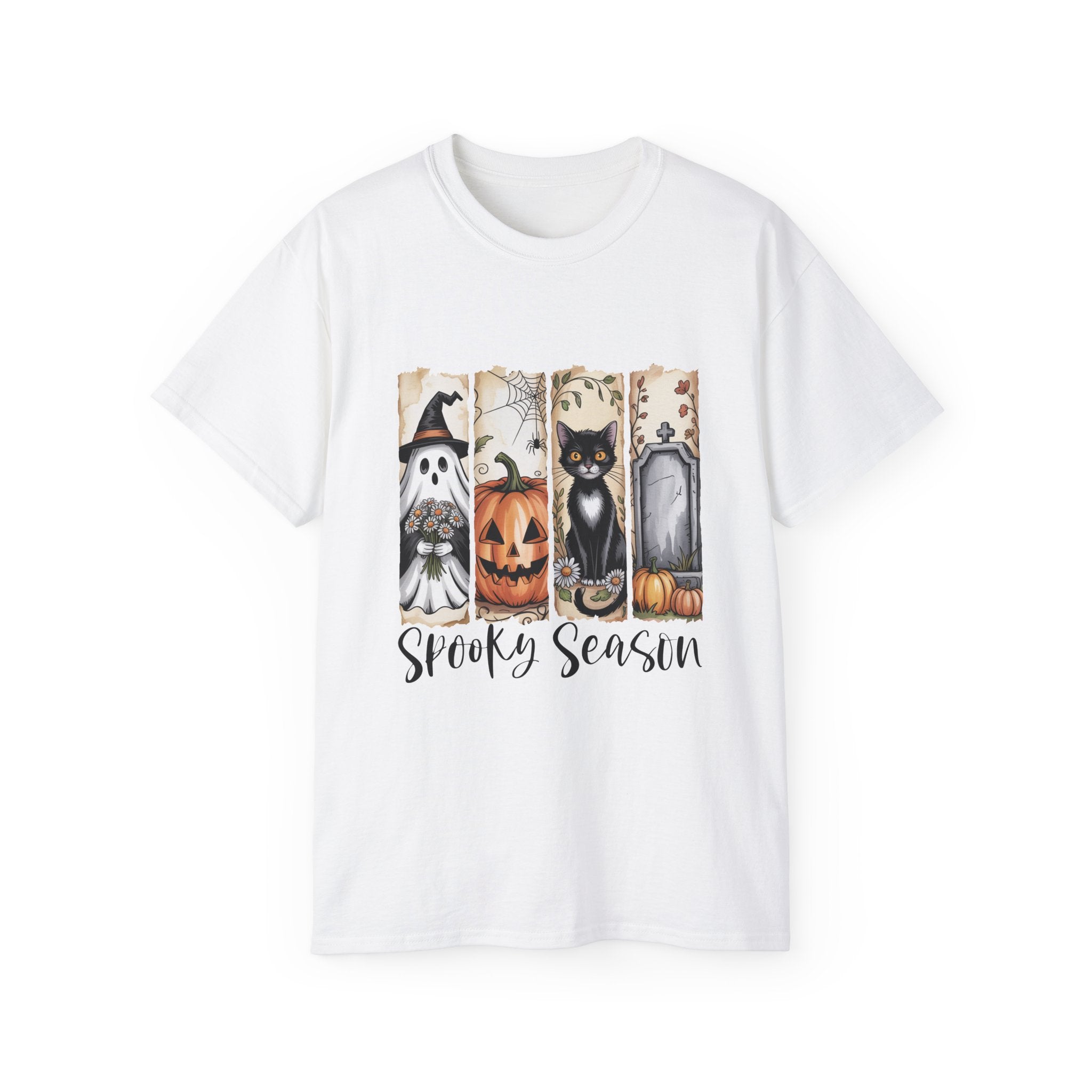 Unisex Spooky Season Tee - Inspirational Casual Wear, Christian T-Shirt, Motivational Gift, Faith-Based Apparel, Everyday Comfort - Gallory Hive