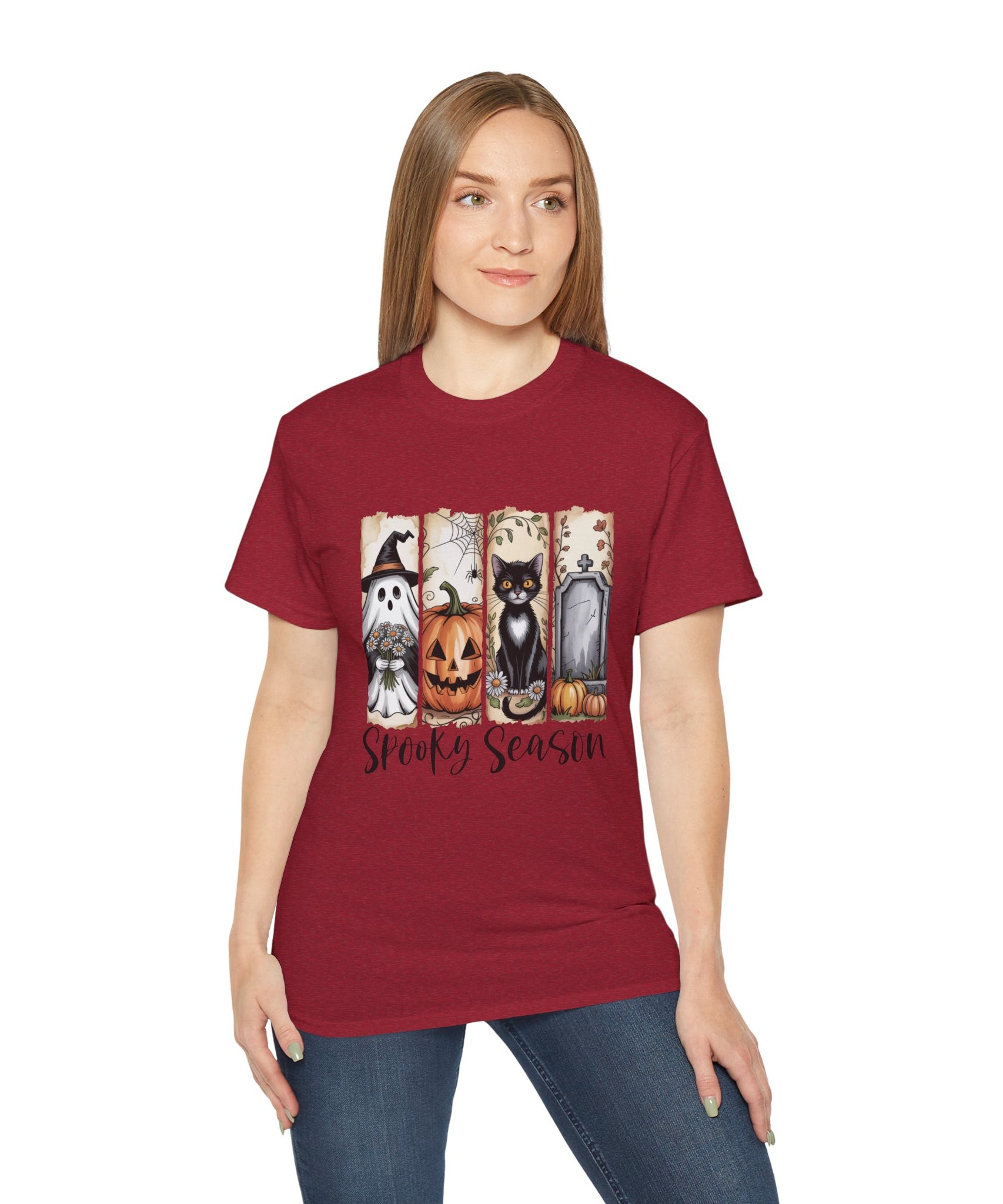 Unisex Spooky Season Tee - Inspirational Casual Wear, Christian T-Shirt, Motivational Gift, Faith-Based Apparel, Everyday Comfort - Gallory Hive