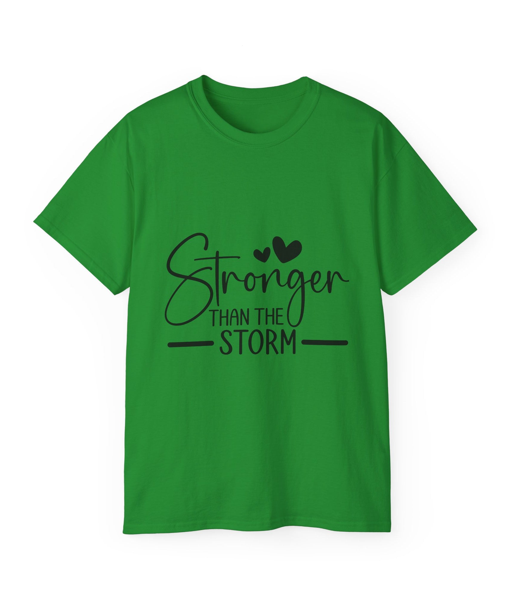 Unisex Stronger than the storm Tee - Inspirational Casual Wear, Christian T-Shirt, Motivational Gift, Faith-Based Apparel, Everyday Comfort - Gallory Hive