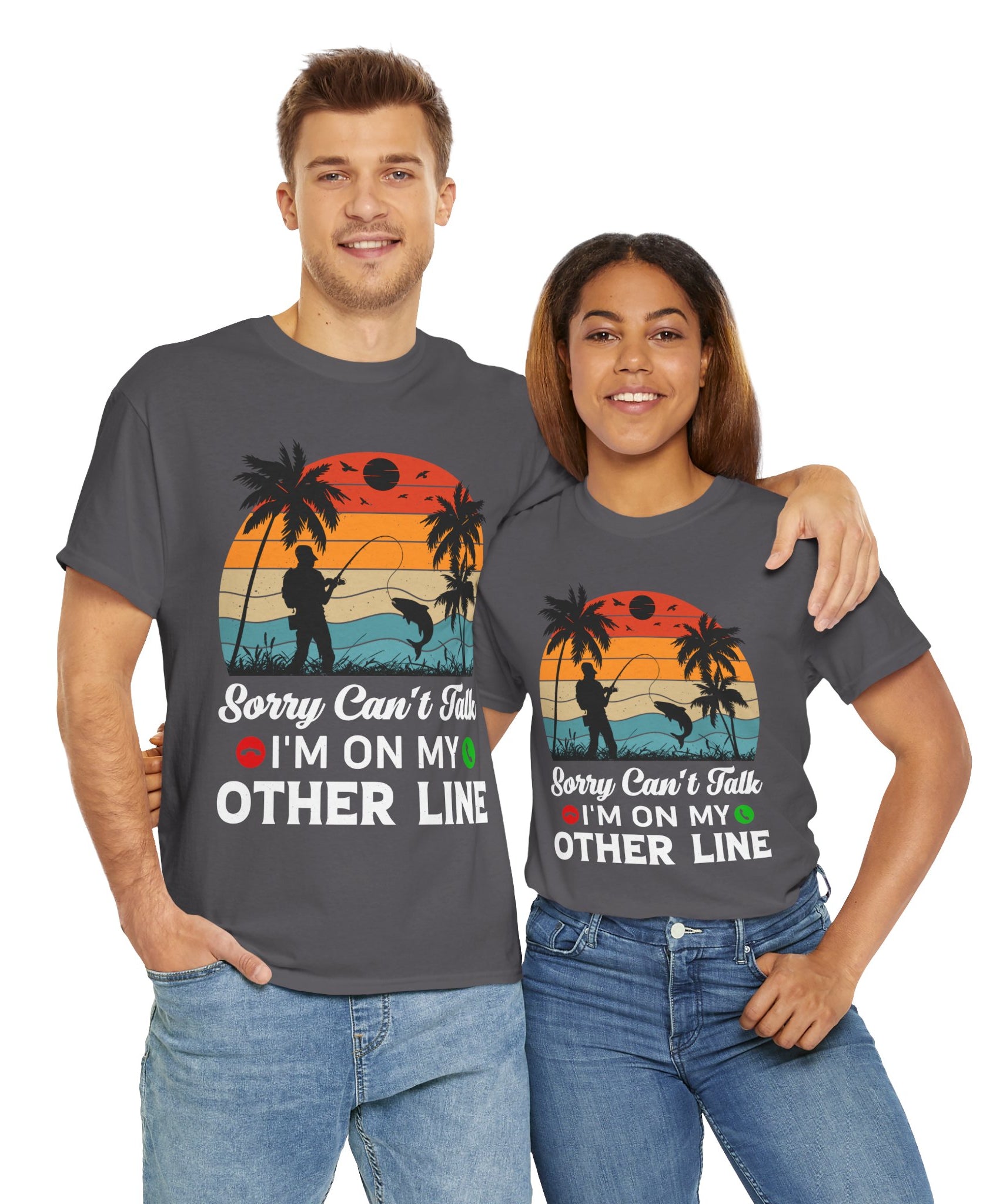 Funny Fishing T-Shirt – On My Other Line
