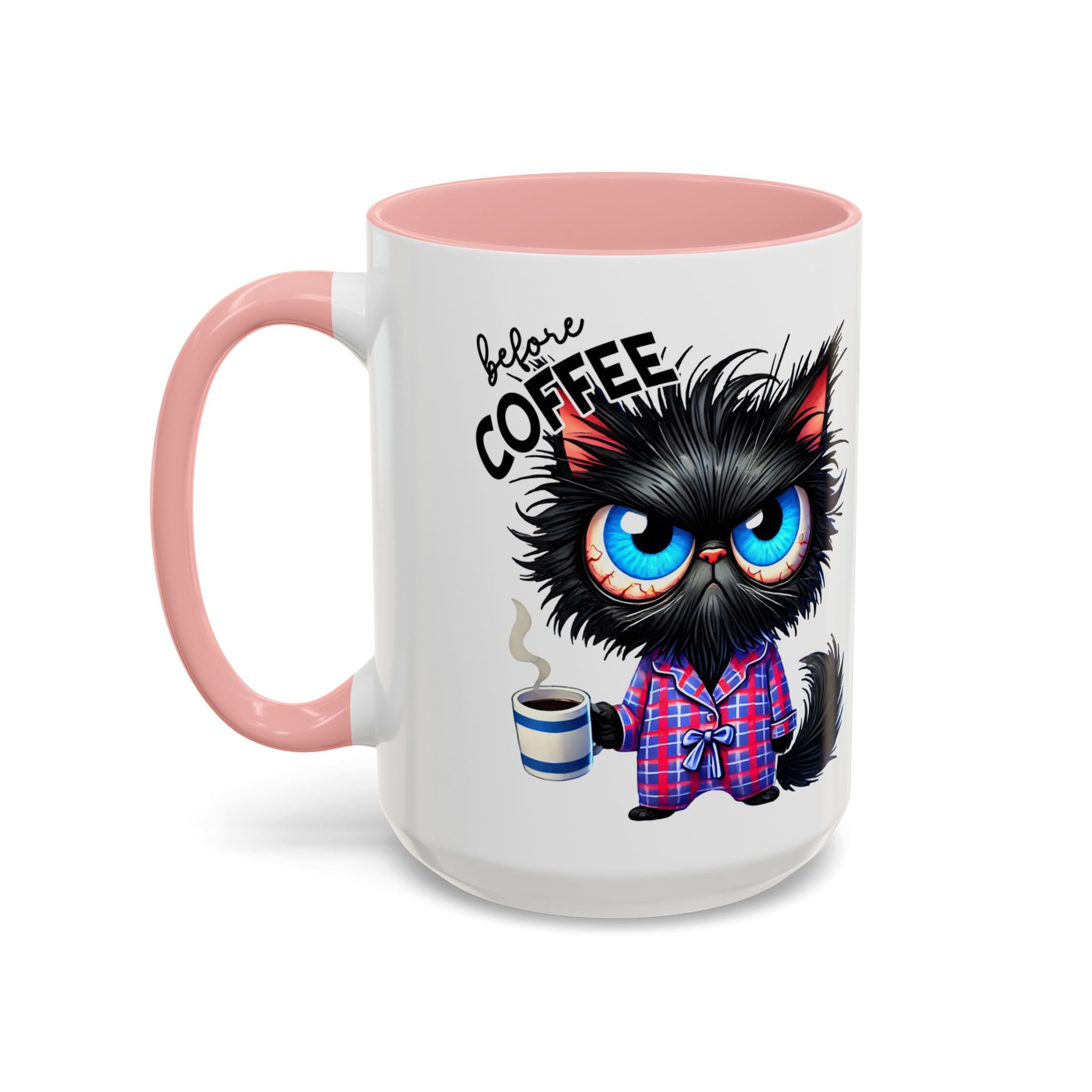 Cute Black Cat Accent Coffee Mug Gallory Hive