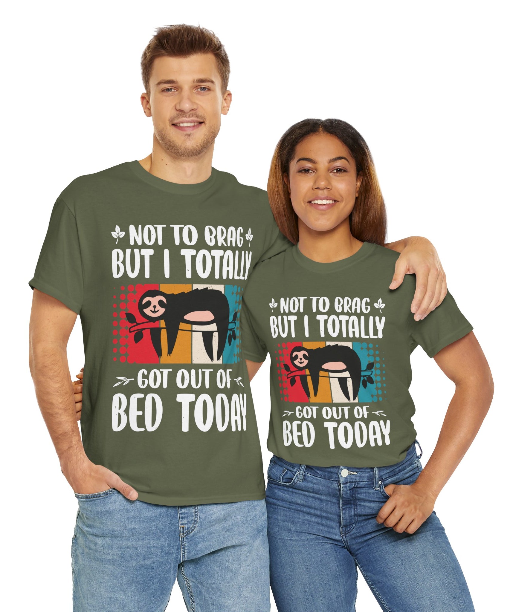 Vintage Got Out of Bed Sloth T-Shirt