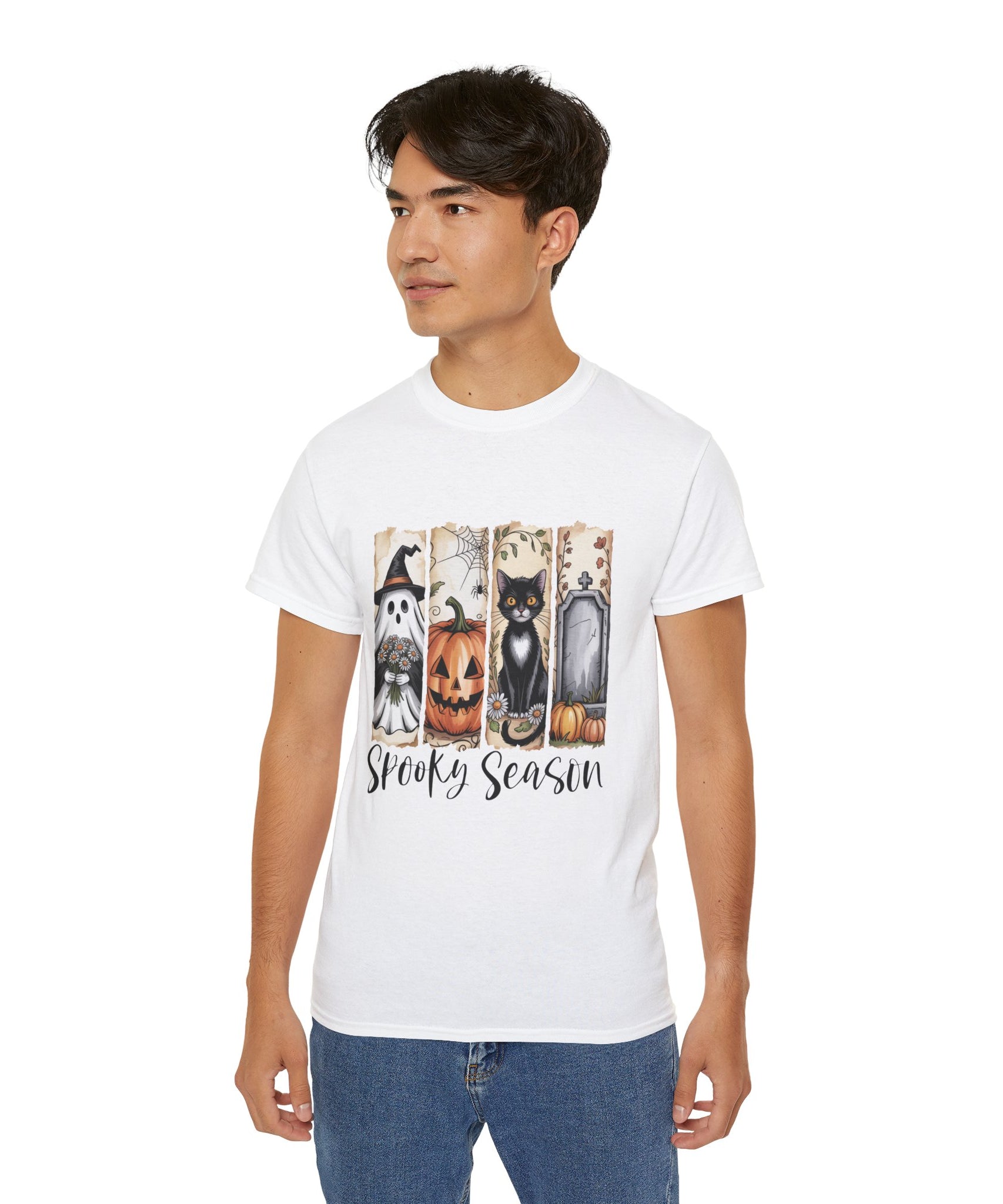 Unisex Spooky Season Tee - Inspirational Casual Wear, Christian T-Shirt, Motivational Gift, Faith-Based Apparel, Everyday Comfort - Gallory Hive