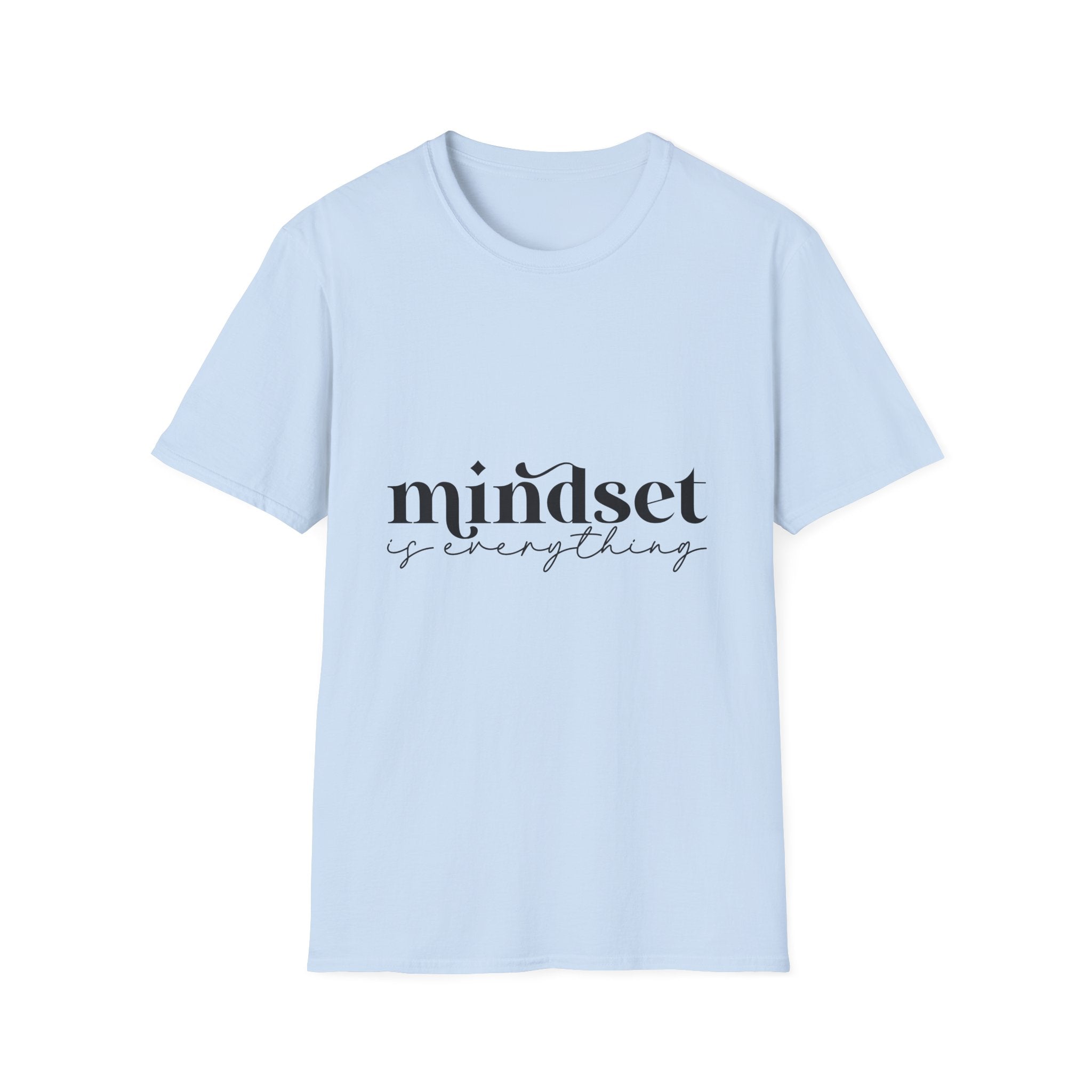 Unisex T-Shirt – "Mindset Is Everything" Motivational Quote Tee - Positive Affirmation Shirt for Friends, Inspirational Tee - Gallory Hive