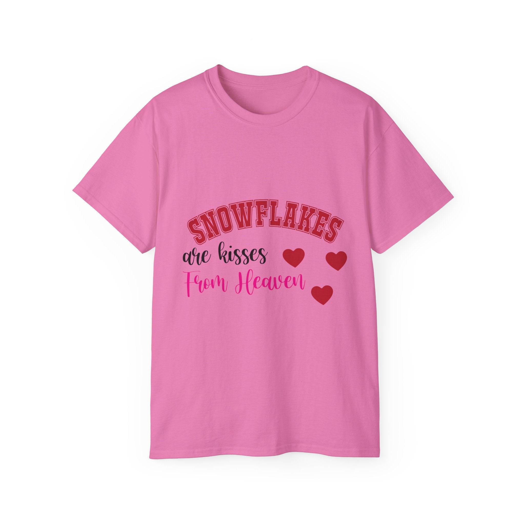 Snowflakes & Hearts Christmas T-Shirt | Gallory Hive