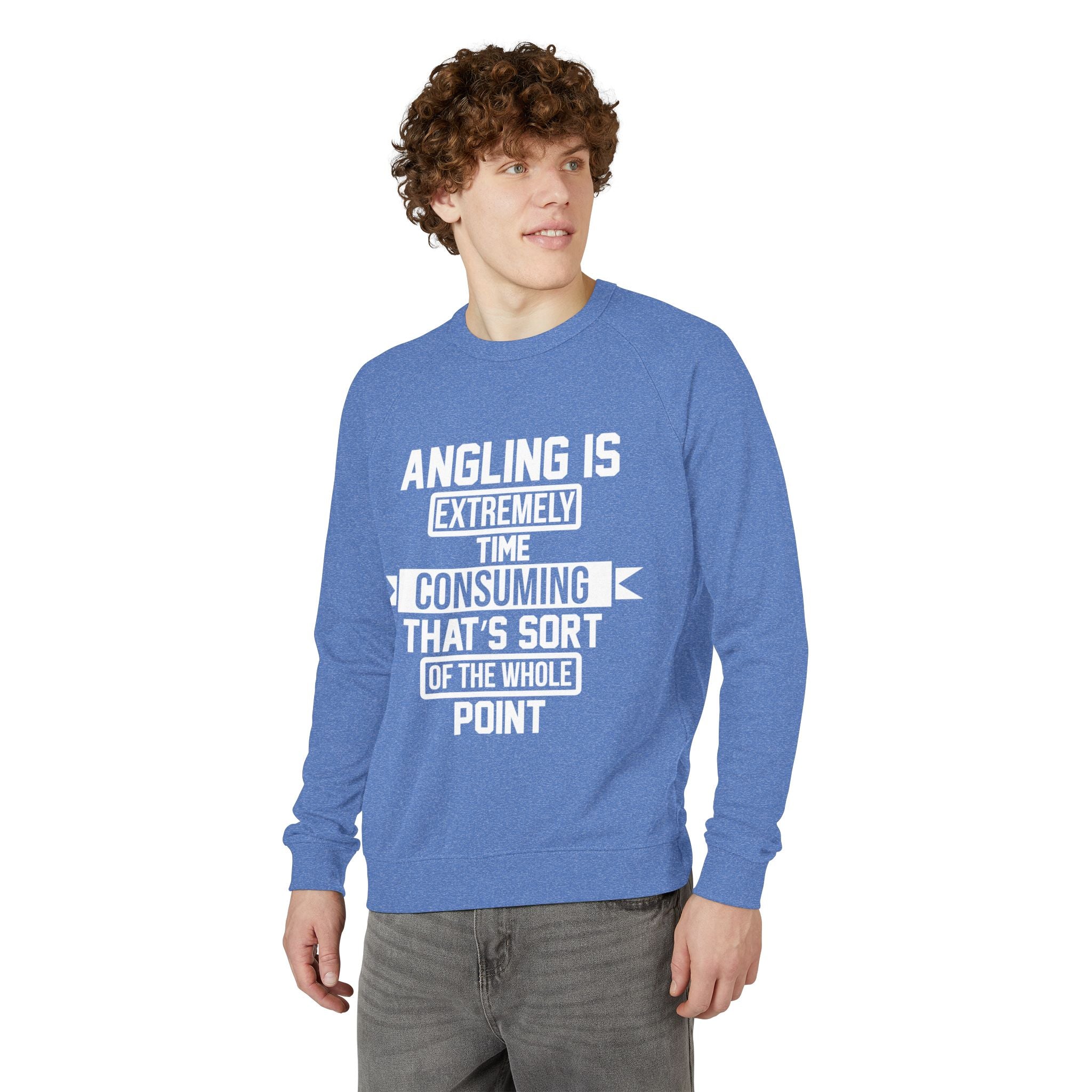 Crewneck Sweatshirt – Angling Quote for Fishers