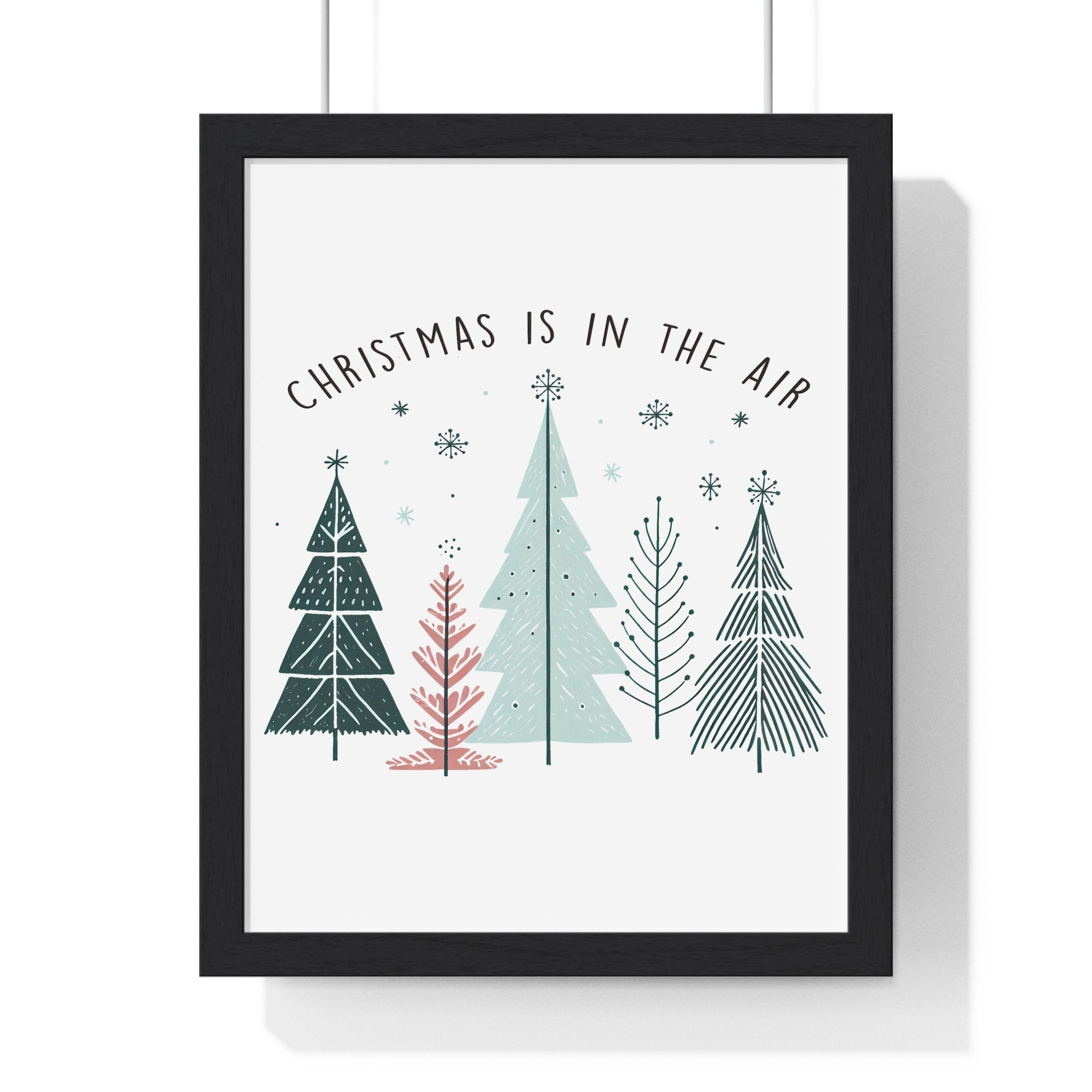 Christmas Is in the Air Framed Wall Decor