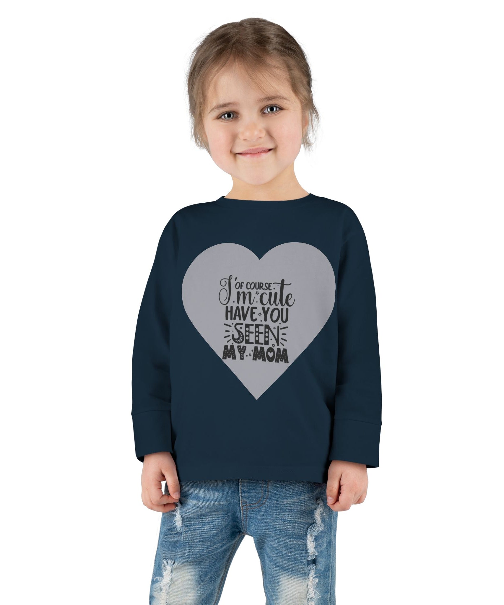 Toddler Long Sleeve Tee - Cute Gift for Dads, Family Celebrations, Birthday Party - Gallory Hive