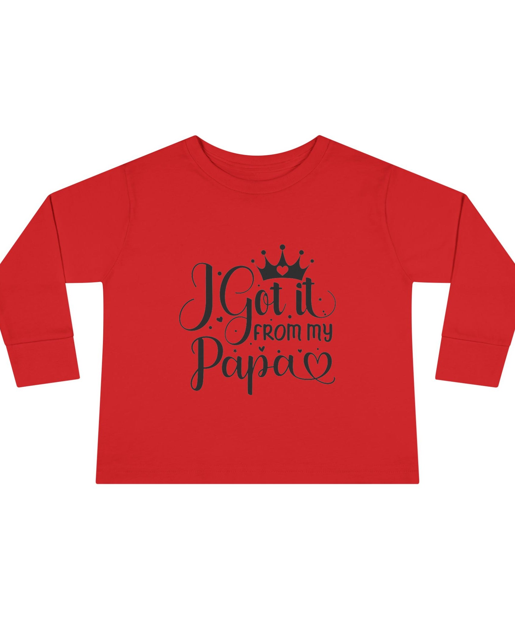 Toddler Long Sleeve Tee - Cute Gift for Dads, Family Celebrations, Birthday Party - Gallory Hive