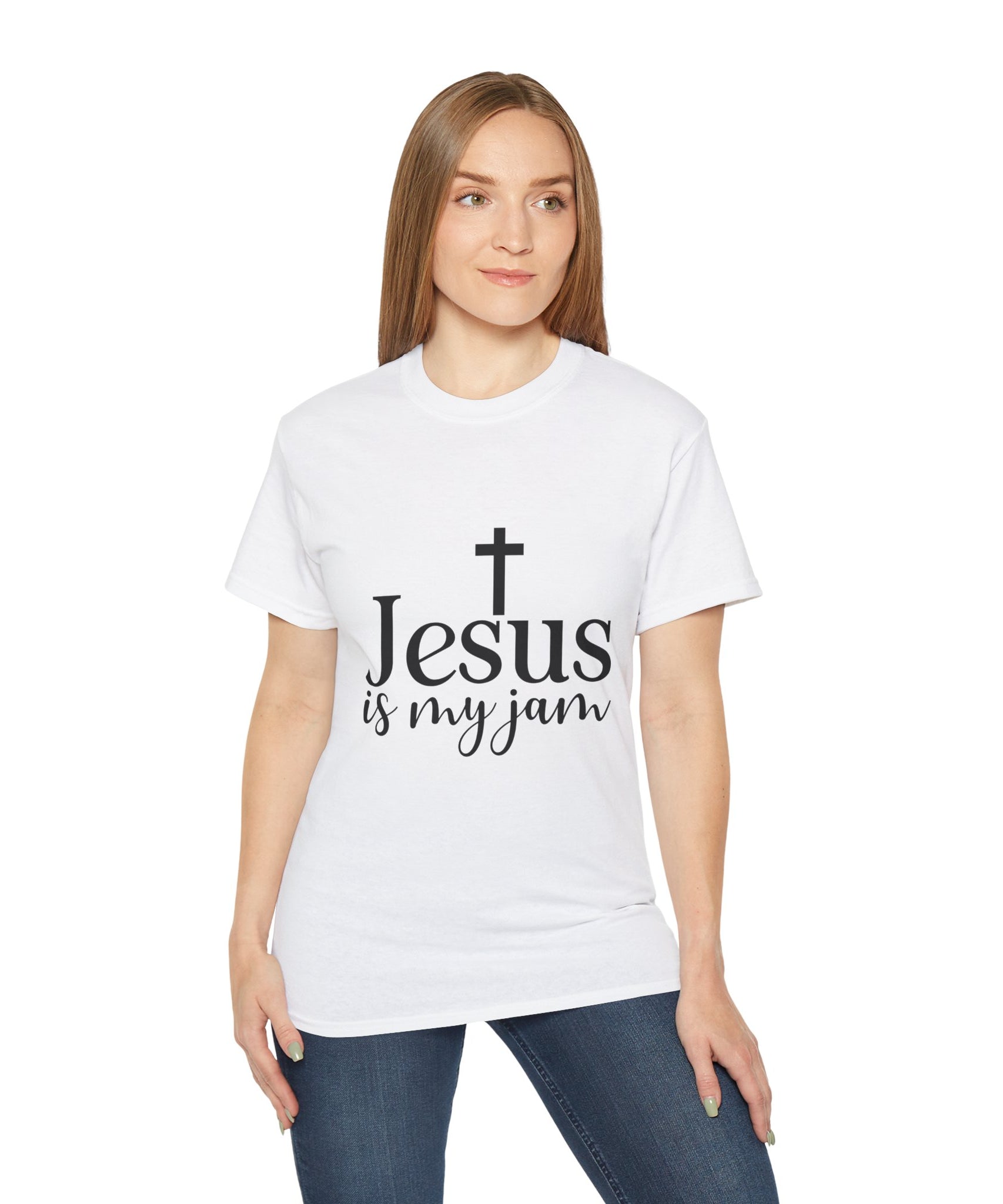 Unisex Jesus is my jam Tee - Inspirational Casual Wear, Christian T-Shirt, Motivational Gift, Faith-Based Apparel, Everyday Comfort - Gallory Hive