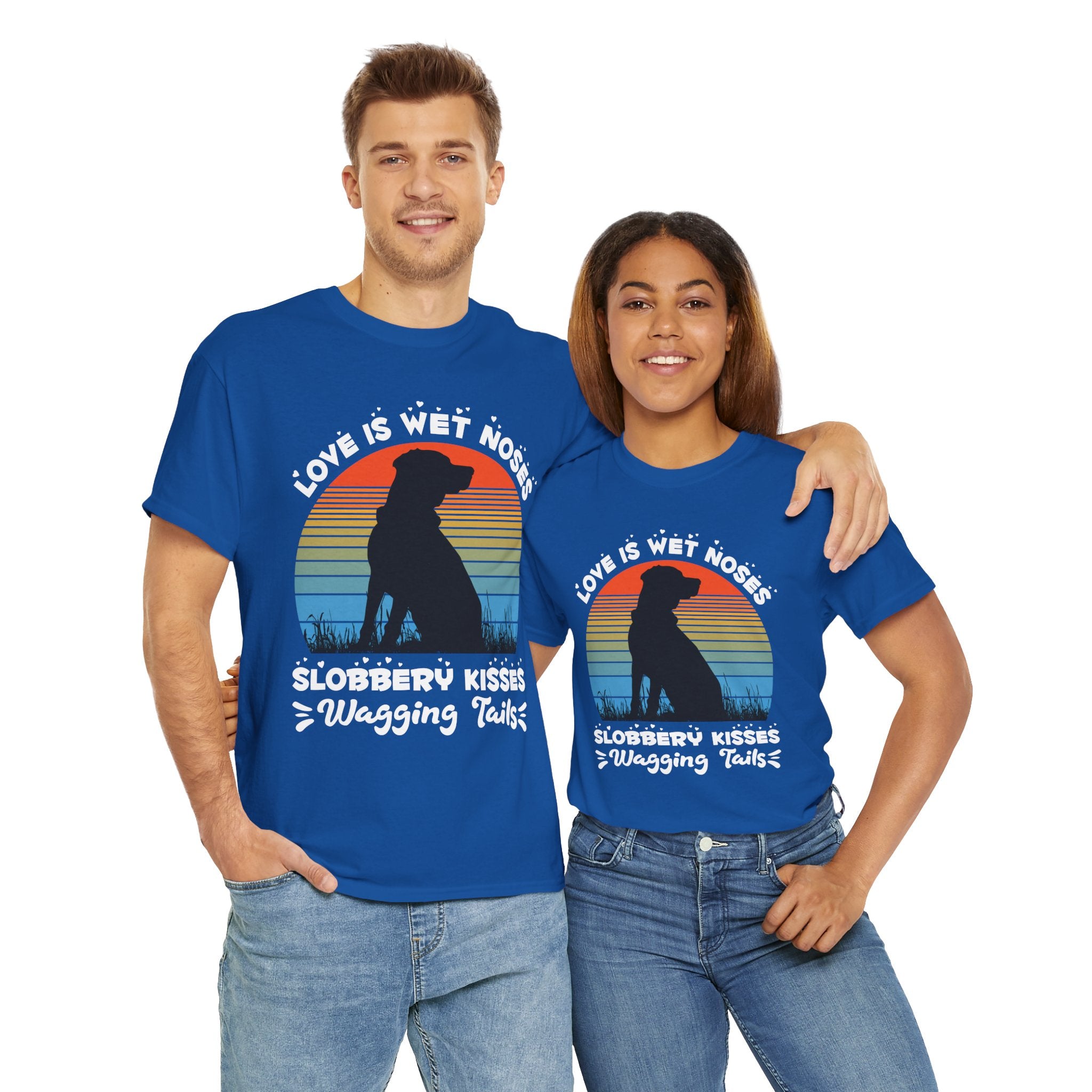 Funny Dog Lover Graphic Tee - Wet Noses