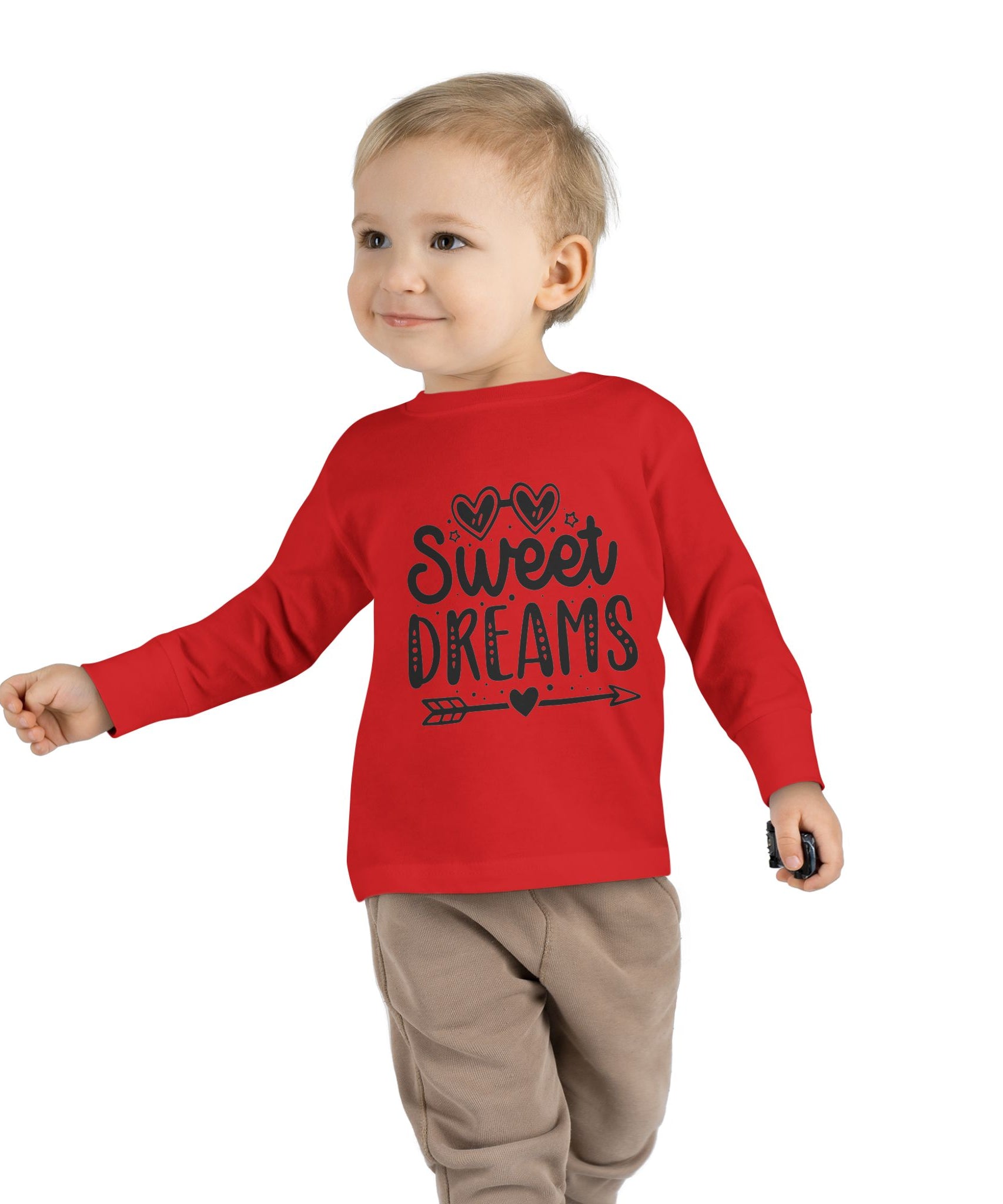 Toddler Long Sleeve Tee - Cute Gift for Dads and Family Celebrations - Gallory Hive
