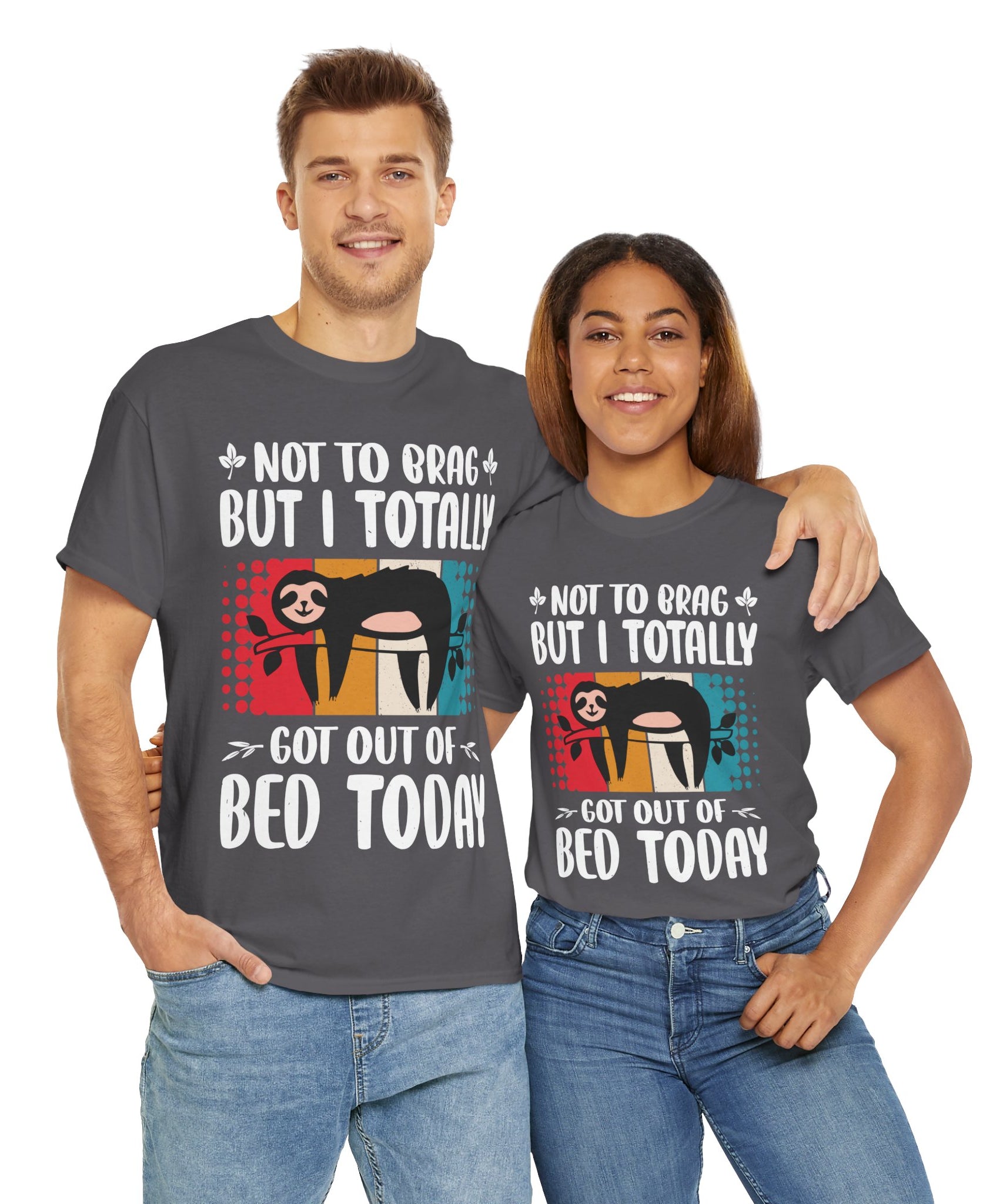 Vintage Got Out of Bed Sloth T-Shirt